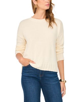 Women's Rollneck Long-Sleeve Ribbed Sweater