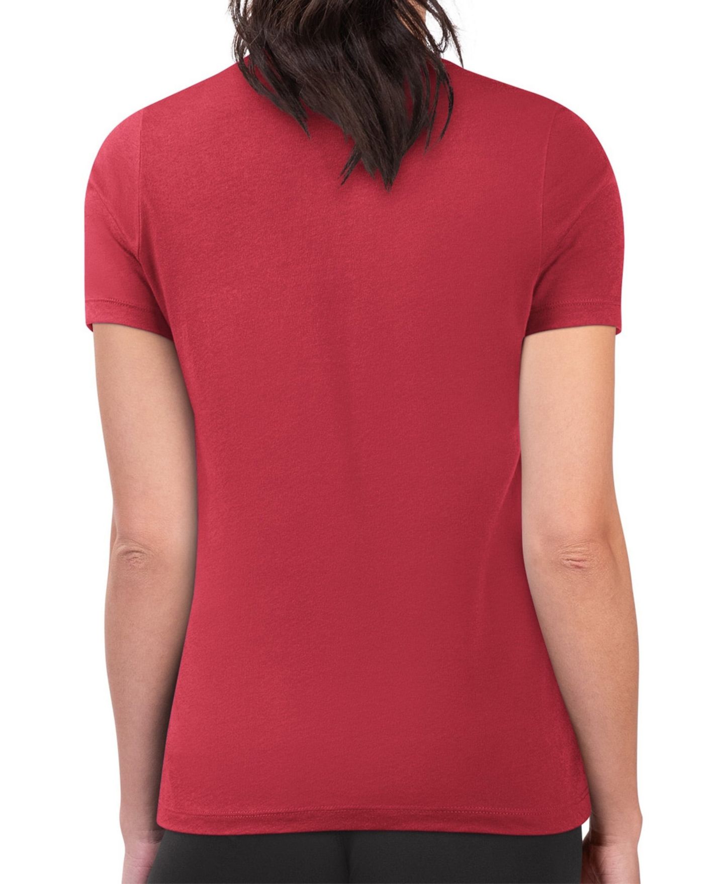 Женская футболка G-III 4Her by Carl Banks Red Cincinnati Reds Super-Slim Fit Lightweight Team Logo Graphic — фото 3