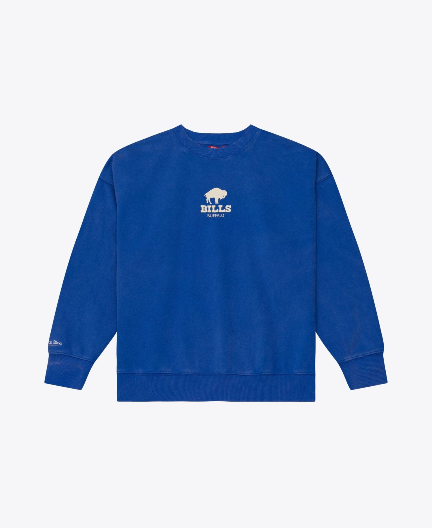 Women's Royal Buffalo Bills Core Essentials Micro Logo Fleece Sweatshirt