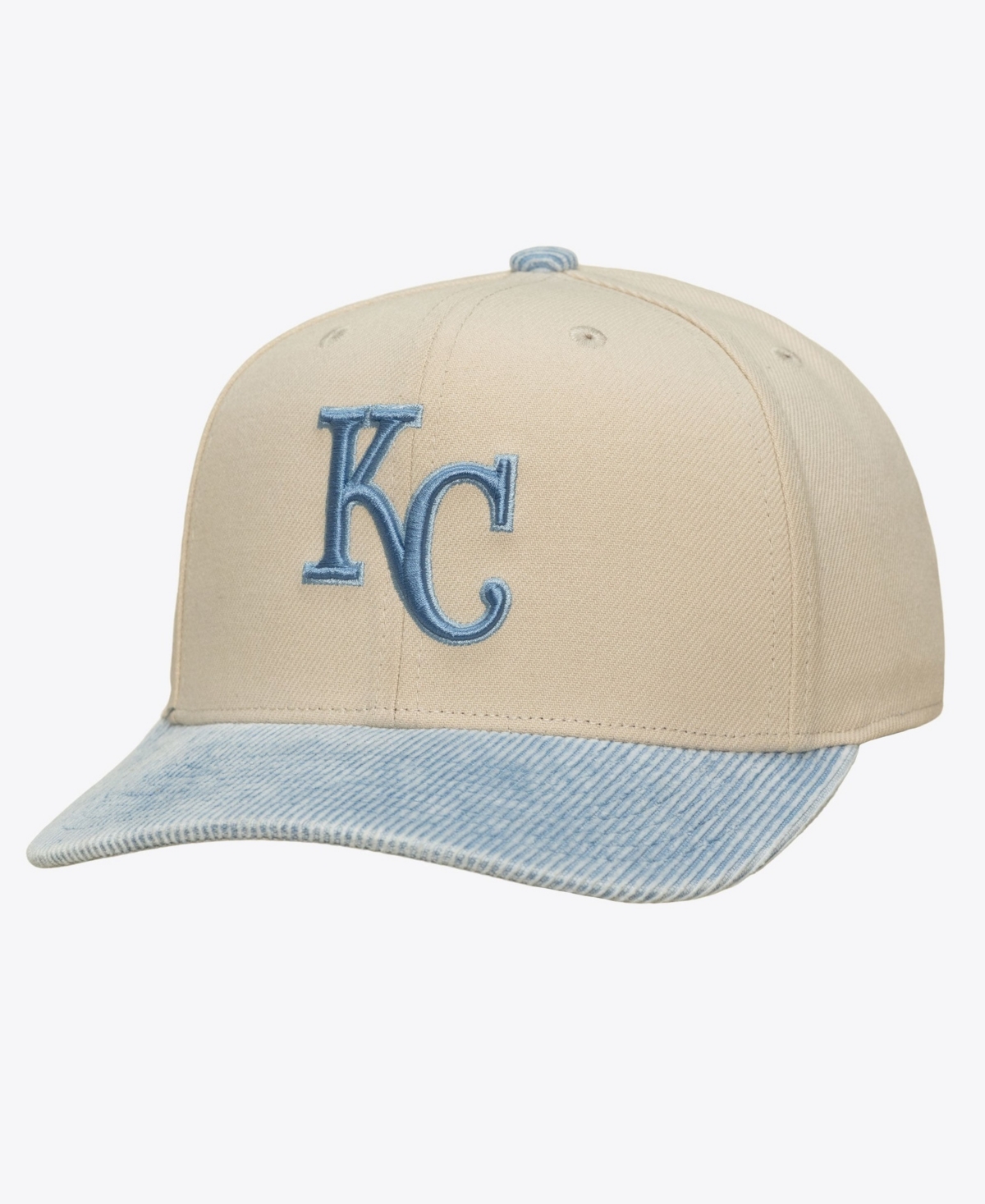 Mitchell & Ness Kansas City Royals Corduroy-Snapback Baseball Cap