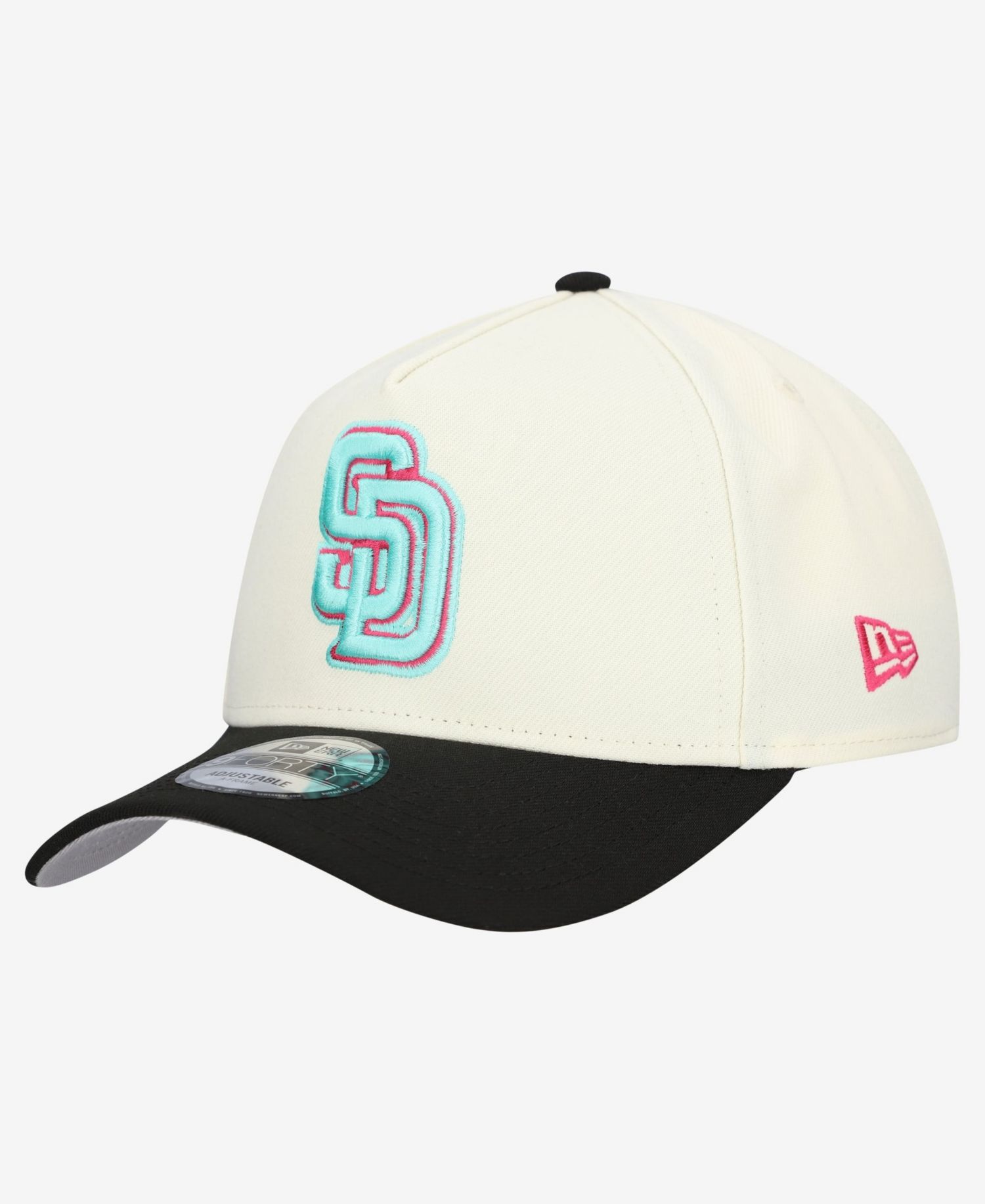 Men's Cream San Diego Padres Stadium Chrome 9FORTY A-Frame Adjustable Hat