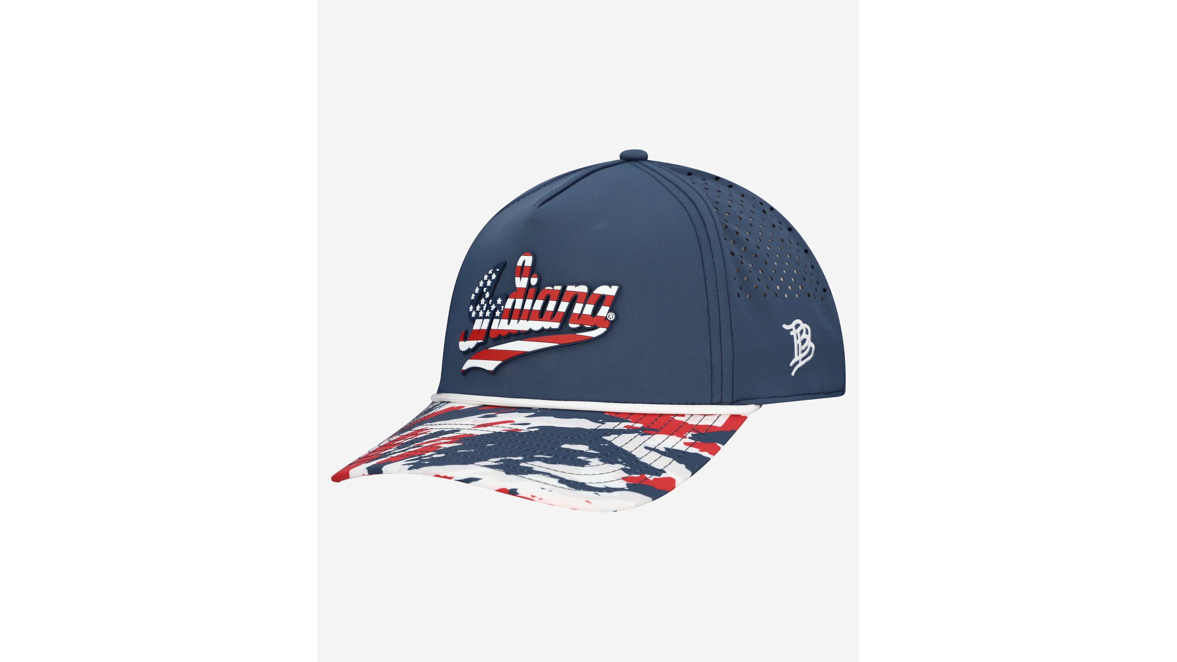 Branded Bills Men's and Women's Indiana Hoosiers Snapback Five-Panel Rope Baseball Cap