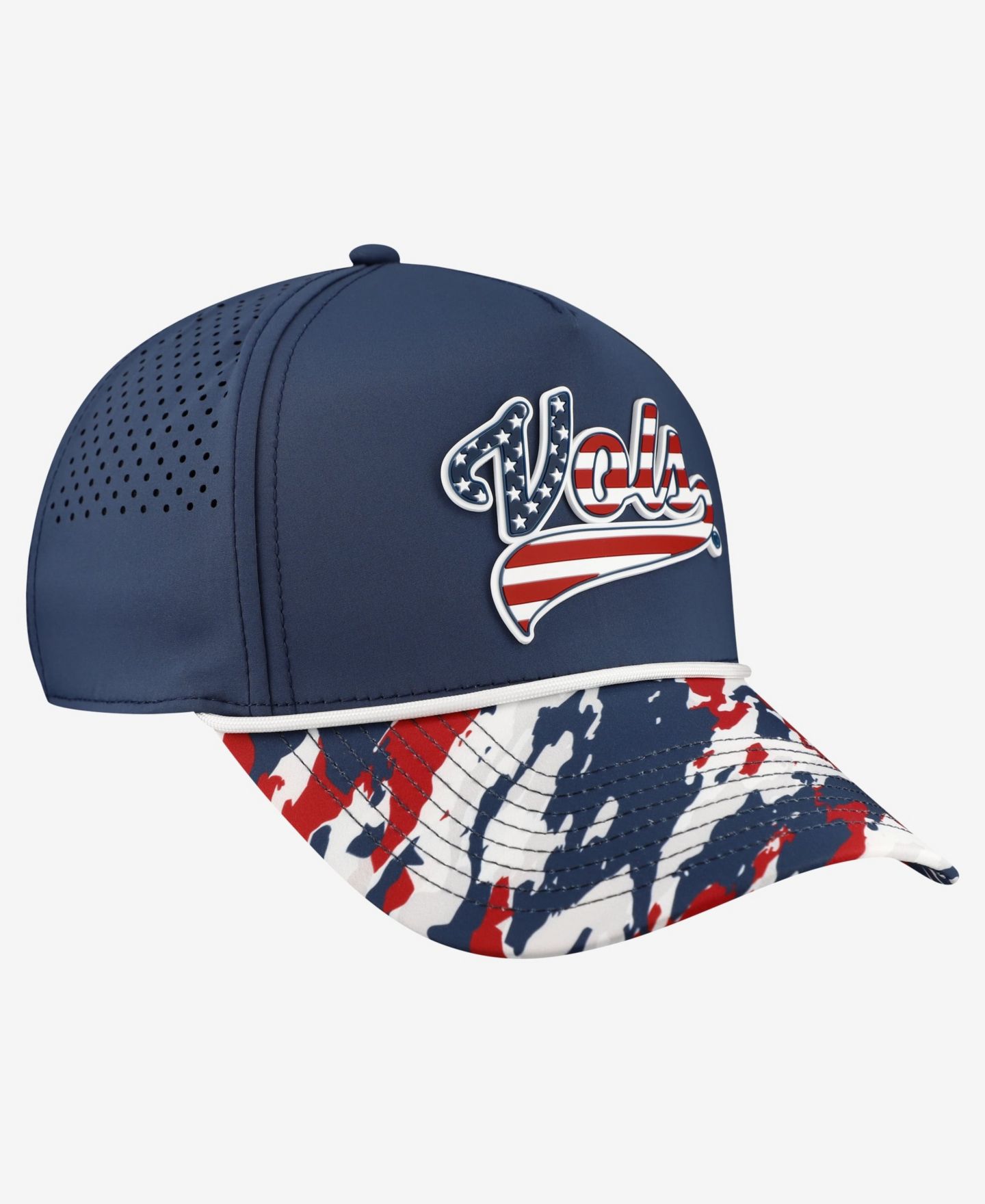 Кепка Branded Bills Navy Tennessee Volunteers Stars Stripes Rope Adjustable Hat — фото 3