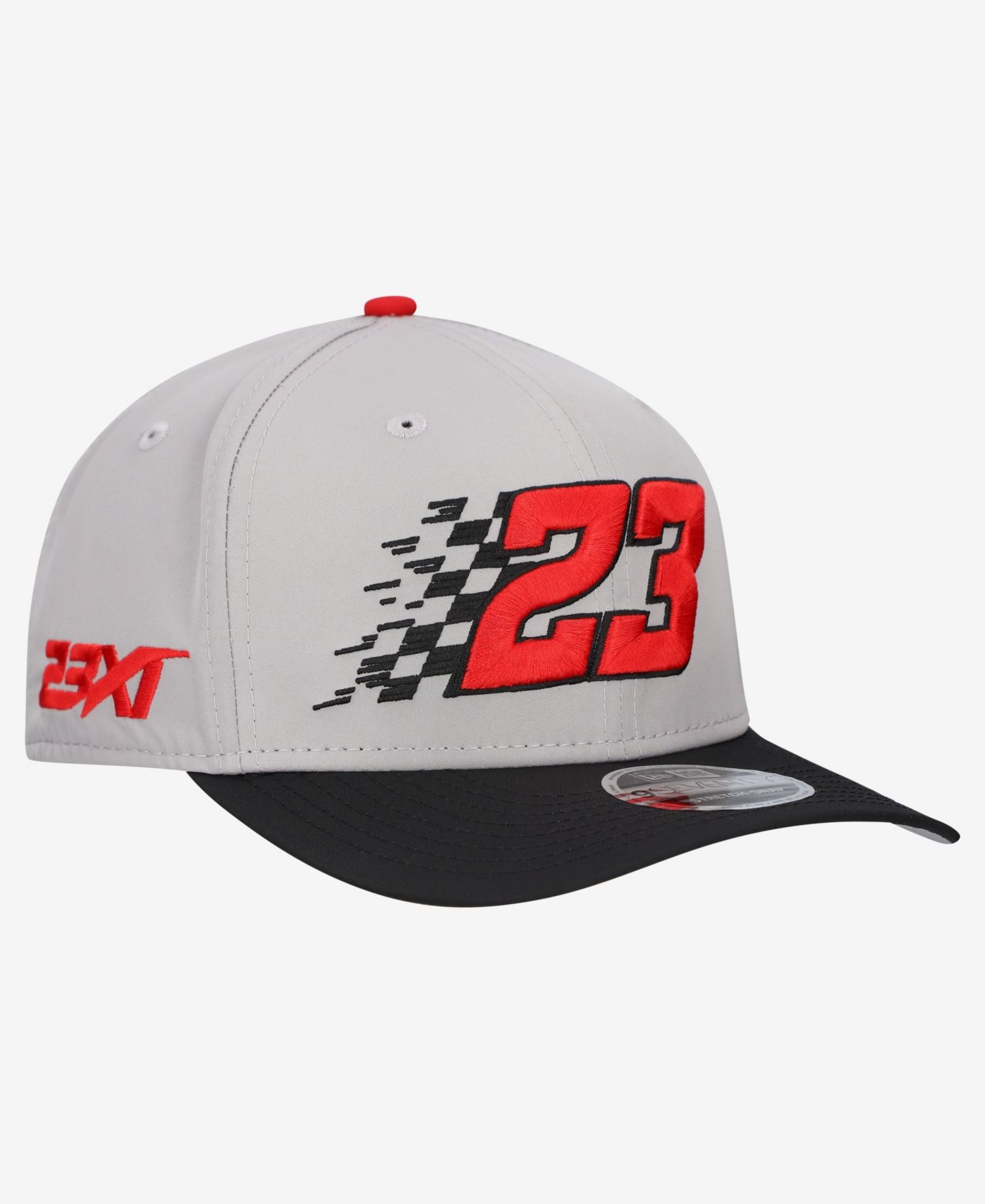 Men's Gray Bubba Wallace Checkered 9SEVENTY Adjustable Hat