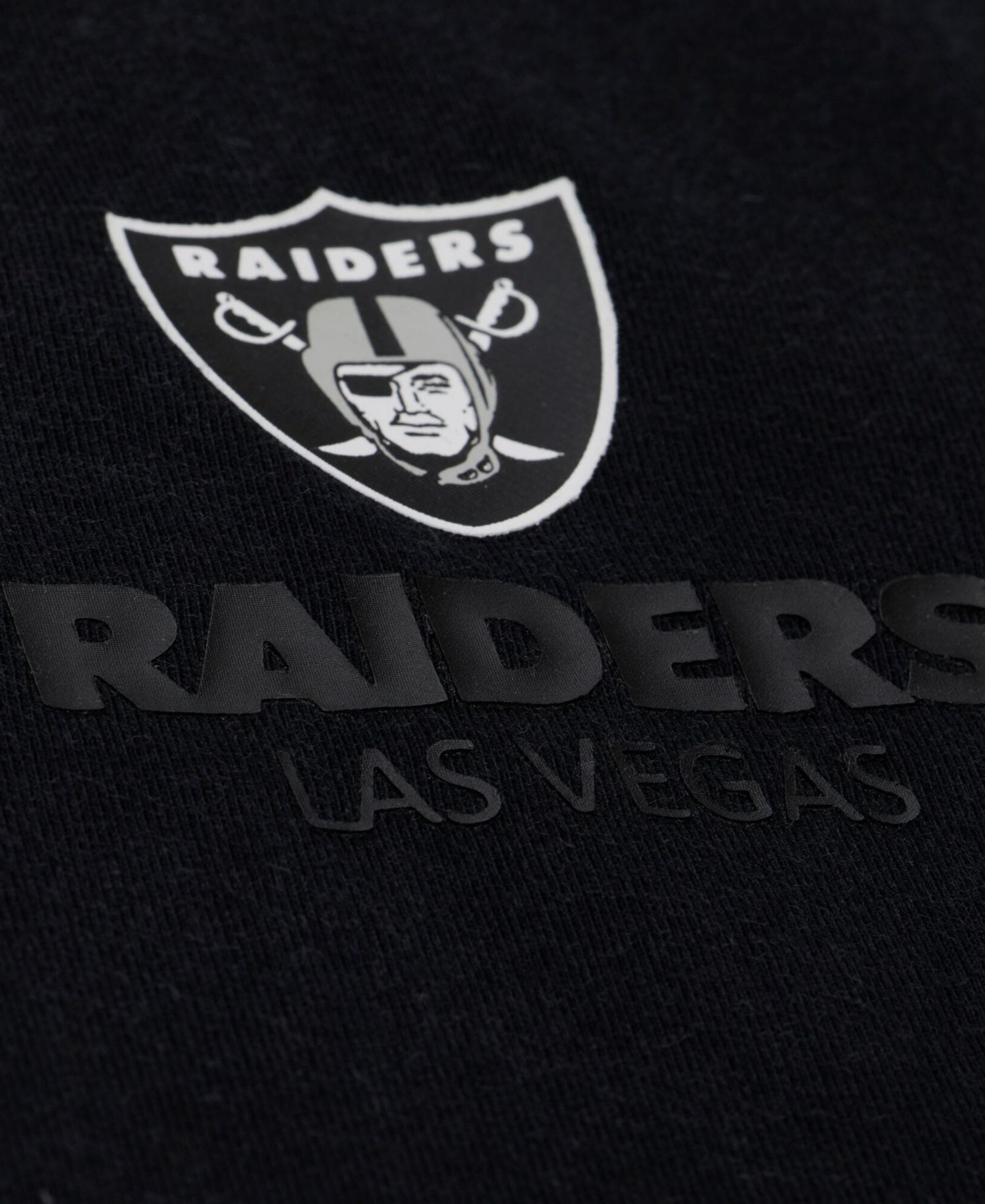 Men's Black Las Vegas Raiders Core Essentials Micro Logo T-Shirt
