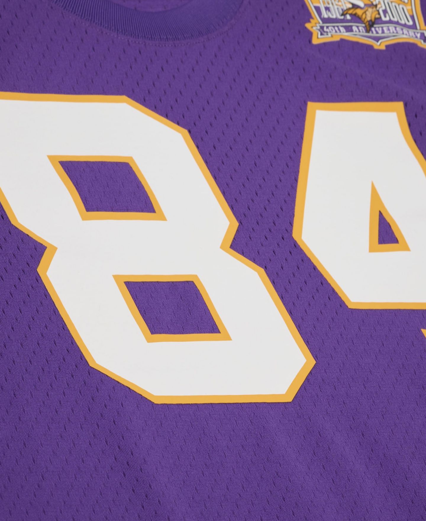 Мужская футболка Mitchell & Ness Randy Moss Purple Minnesota Vikings Retired Player Name Number Mesh — фото 6