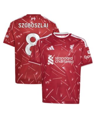 Boys' and Girls' Liverpool Dominik Szoboszlai 2026/27 Home Geometric T-Shirt