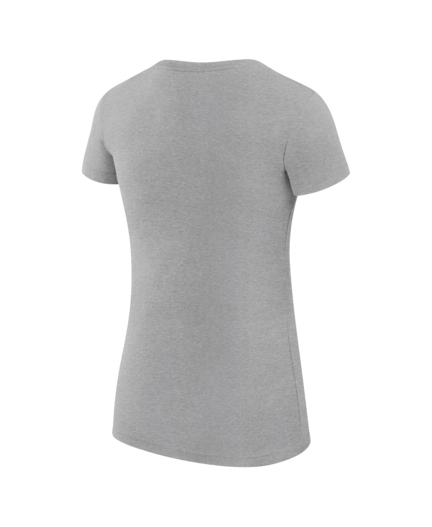 Женская футболка G-III 4Her by Carl Banks Heather Gray Cleveland Guardians Super-Slim Fit Lightweight City Graphic — фото 5