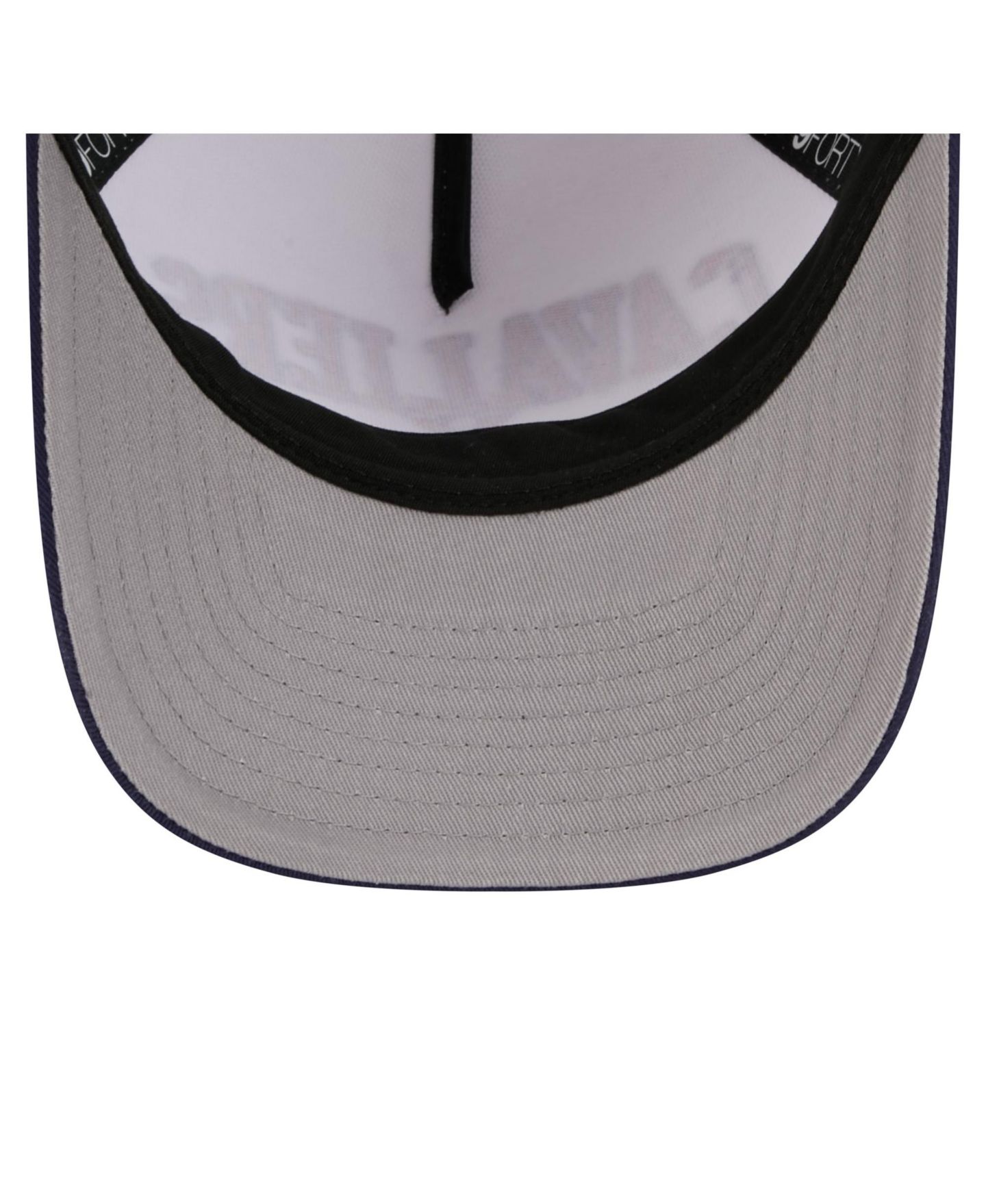 Мужская кепка New Era White/Navy Virginia Cavaliers Arch Two-Tone Rope 9FORTY A-Frame M-Crown Adjustable Hat — фото 5
