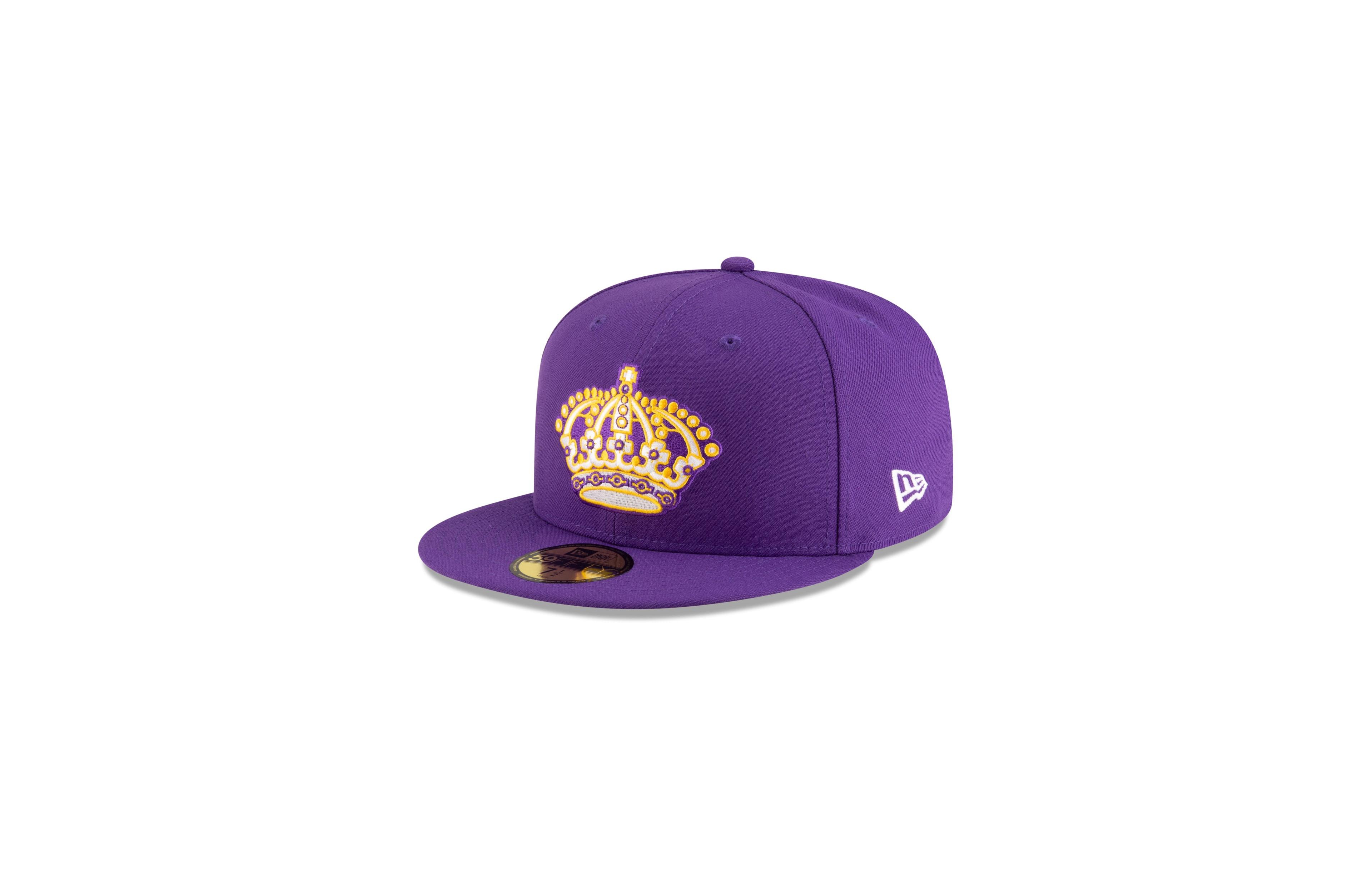 New Era Los Angeles Kings Vintage Core Fitted Flat-Bill Baseball Cap
