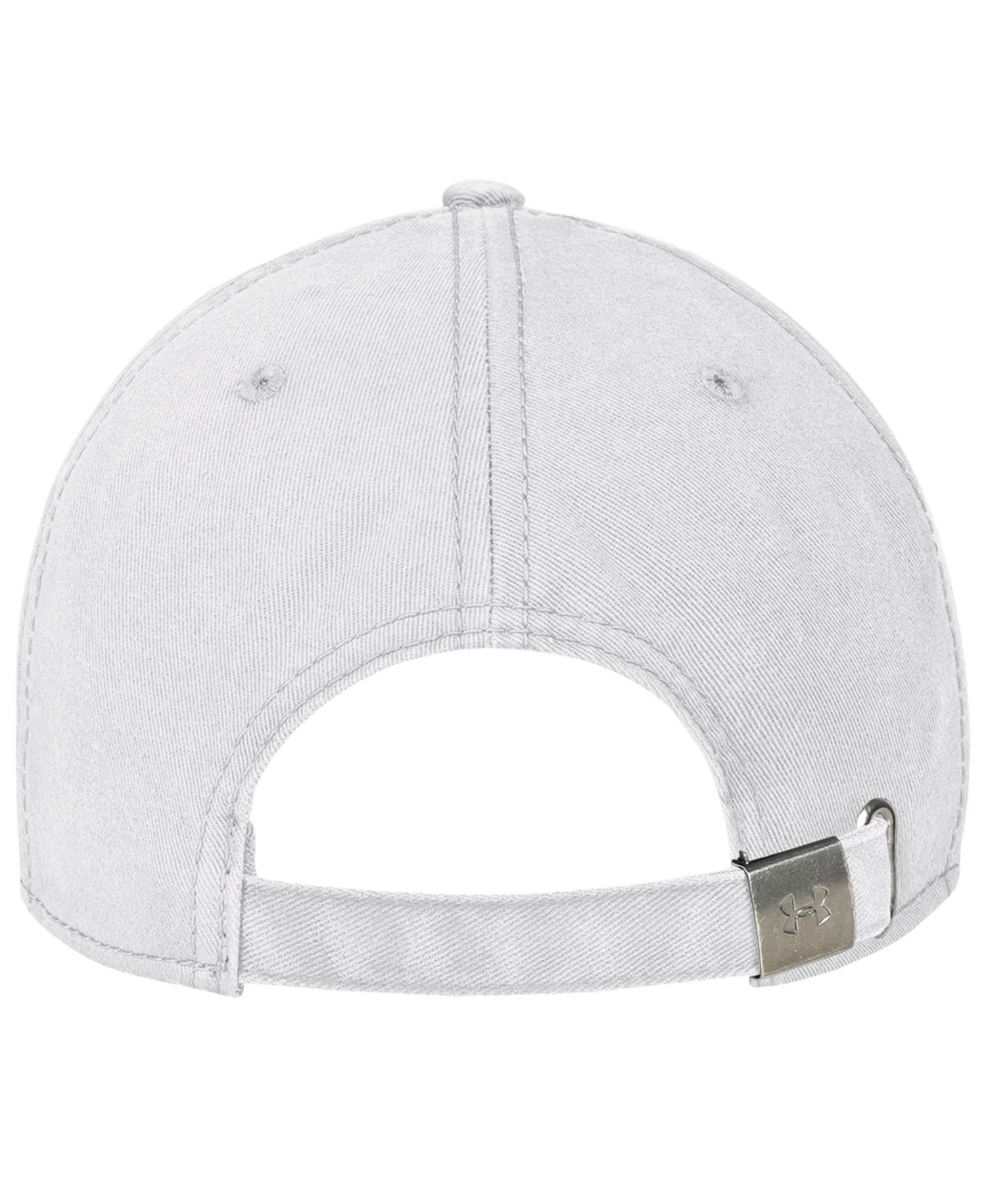 Men's White Maryland Terrapins College Essentials Washed Cotton Blend Adjustable Hat