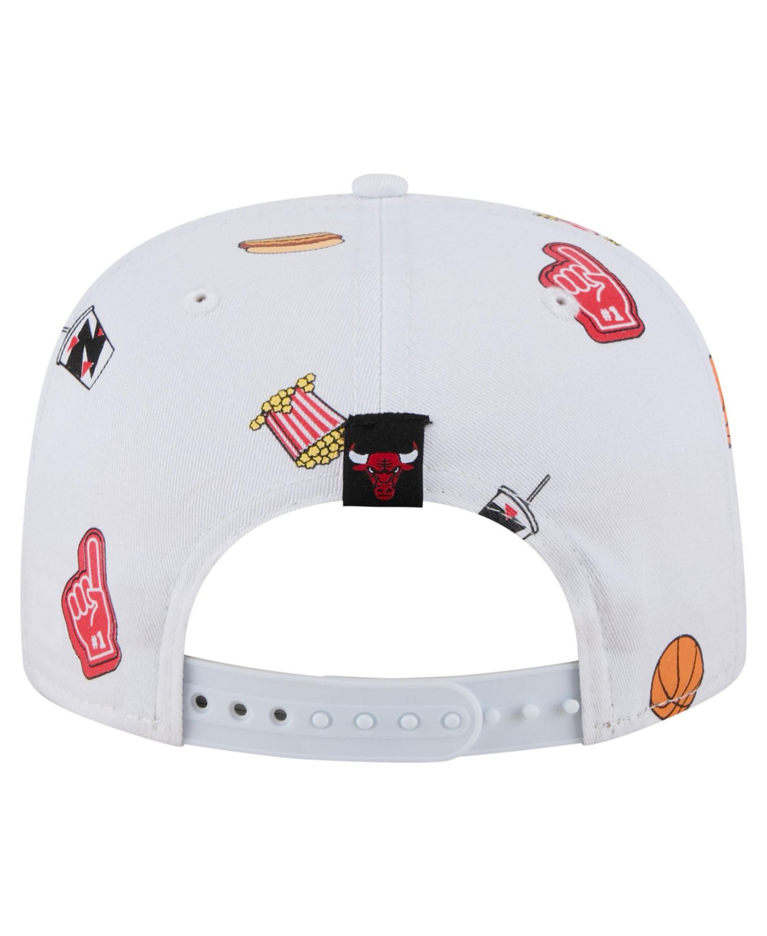 Men's White Chicago Bulls Team Cheer Rope 19TWENTY Adjustable Hat