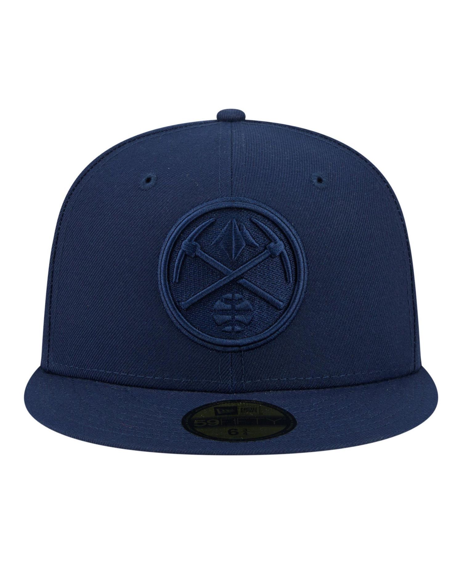 Men's Navy Denver Nuggets Tonal Color Pack 59FIFTY Fitted Hat