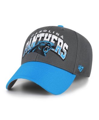 Men's '47 Charcoal Carolina Panthers Split Block MVP Adjustable Hat