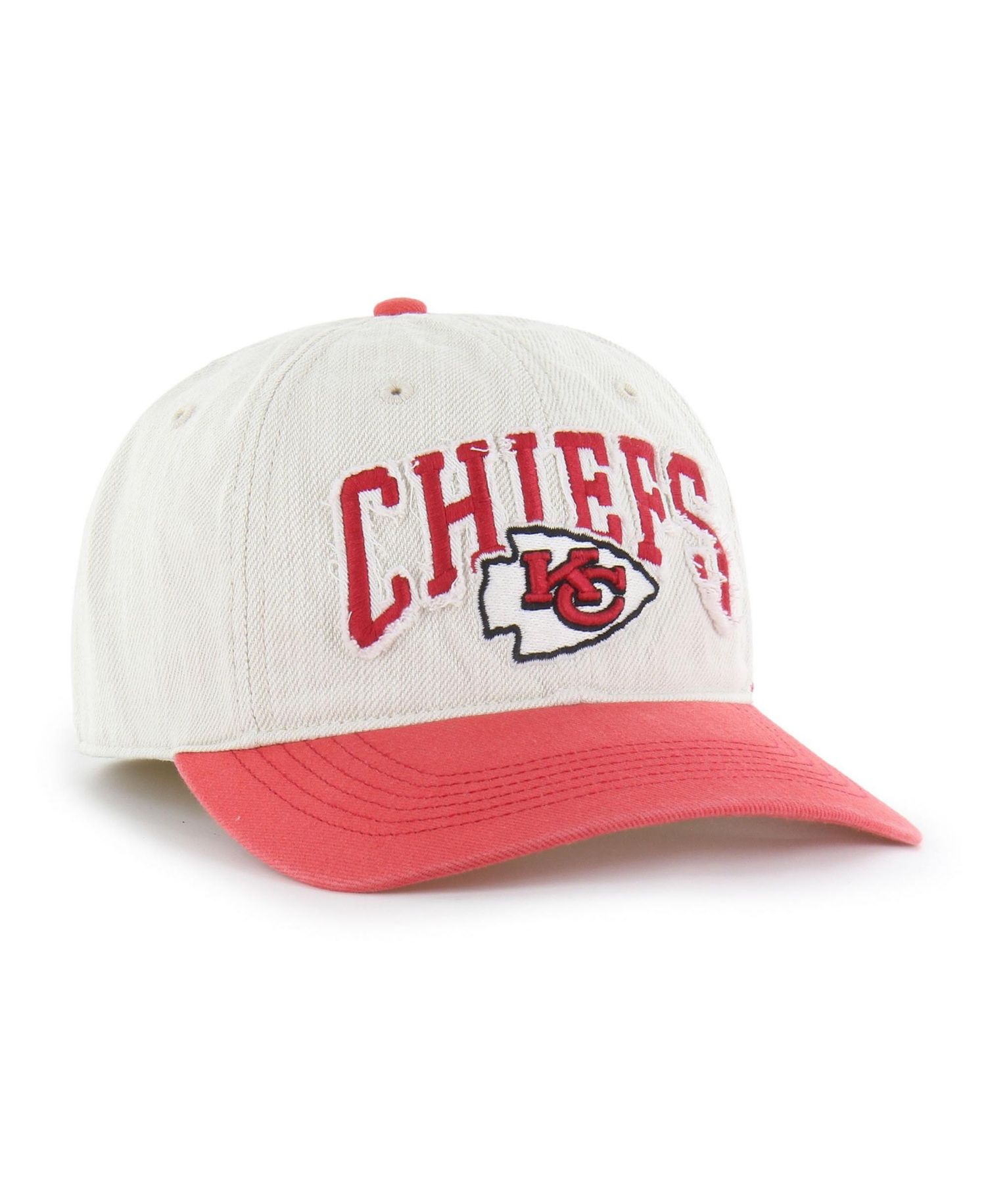 Men's '47 Natural Kansas City Chiefs Groton Franchise Fitted Hat