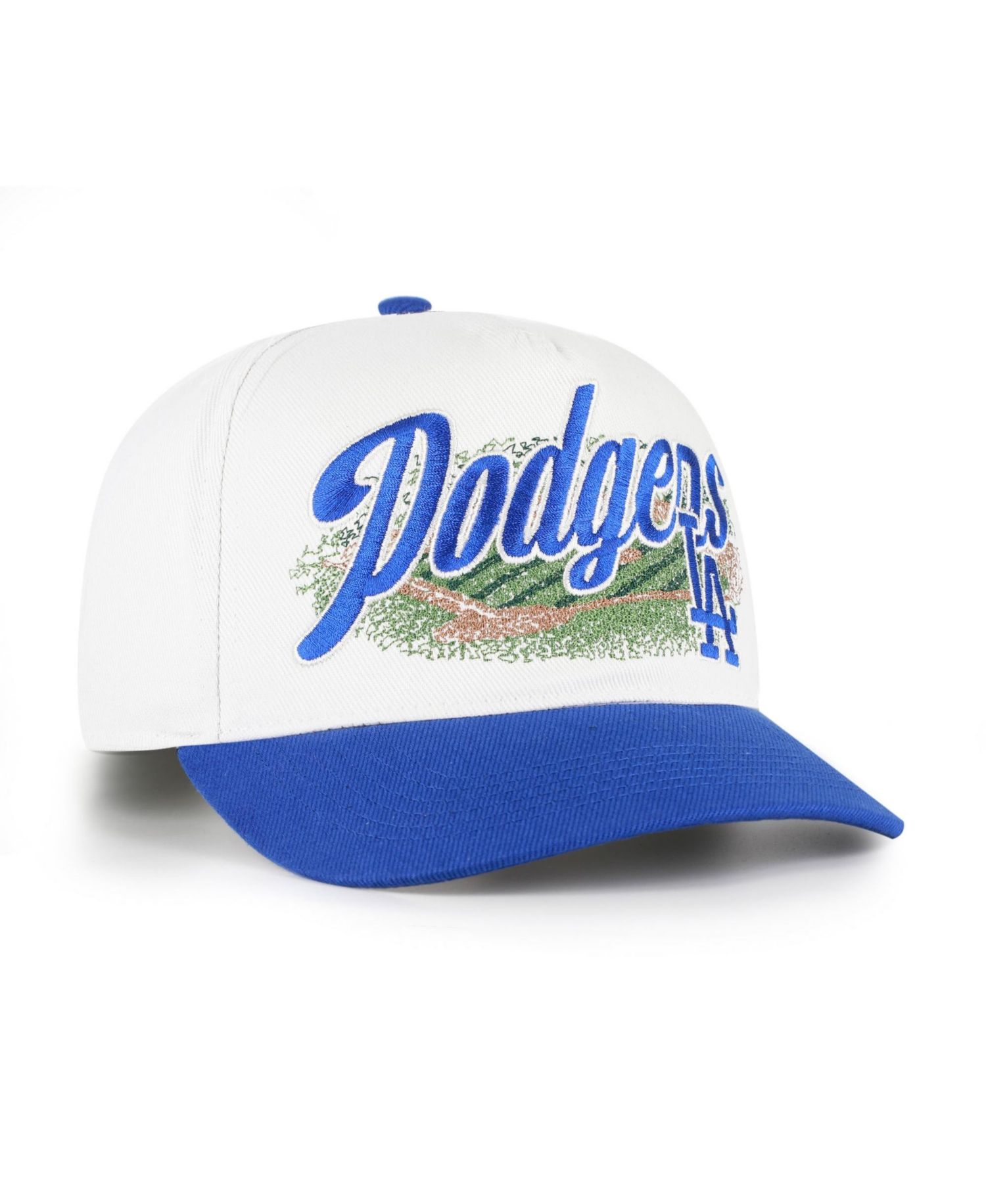 Men's '47 White/Royal Los Angeles Dodgers Enfield Hitch Adjustable Hat