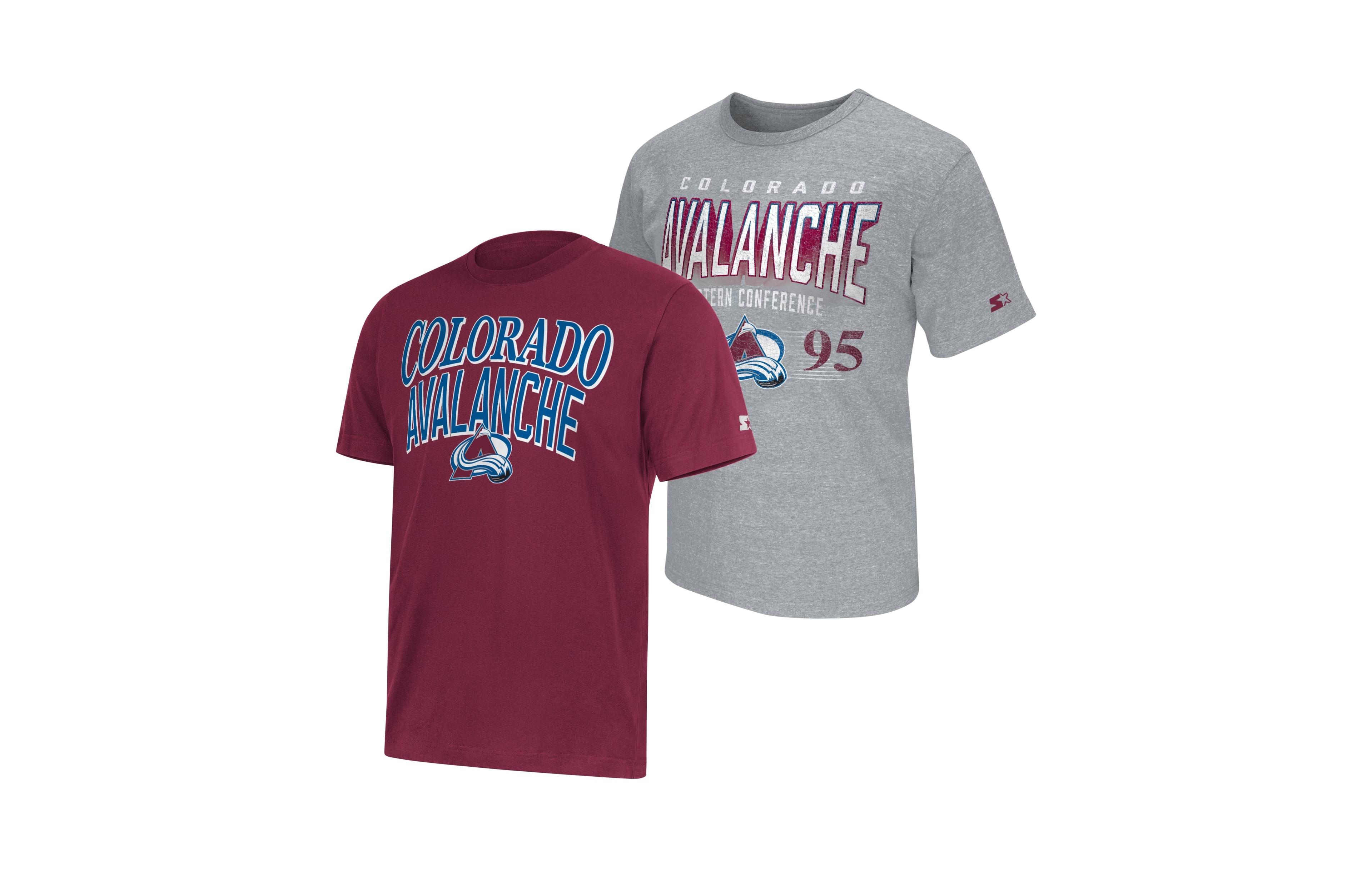 Starter Men's Colorado Avalanche Crewneck T-Shirts, 2-Piece Set