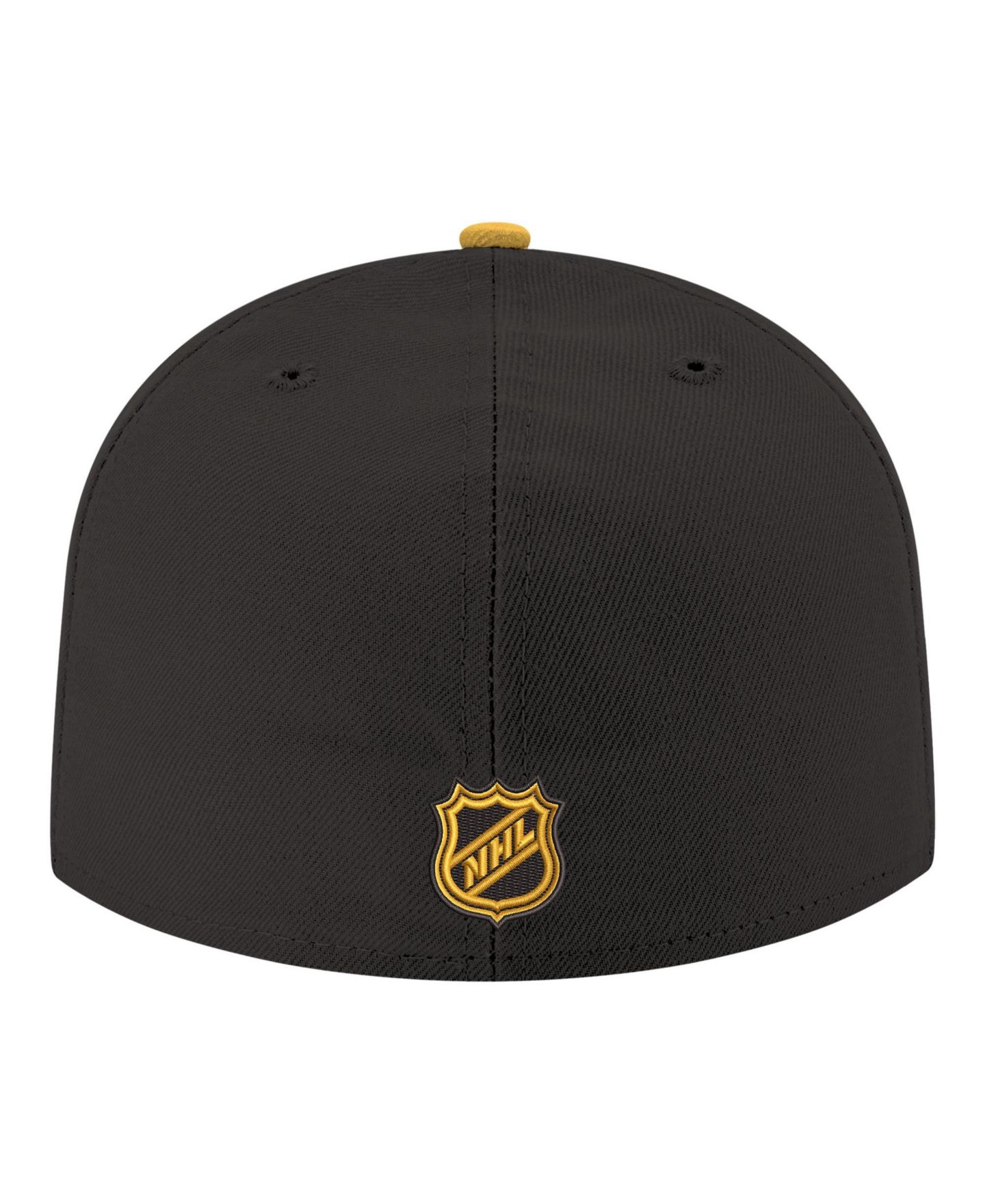 Мужская кепка New Era Black Pittsburgh Penguins Core Logo Two-Tone 59FIFTY Fitted Hat — фото 4