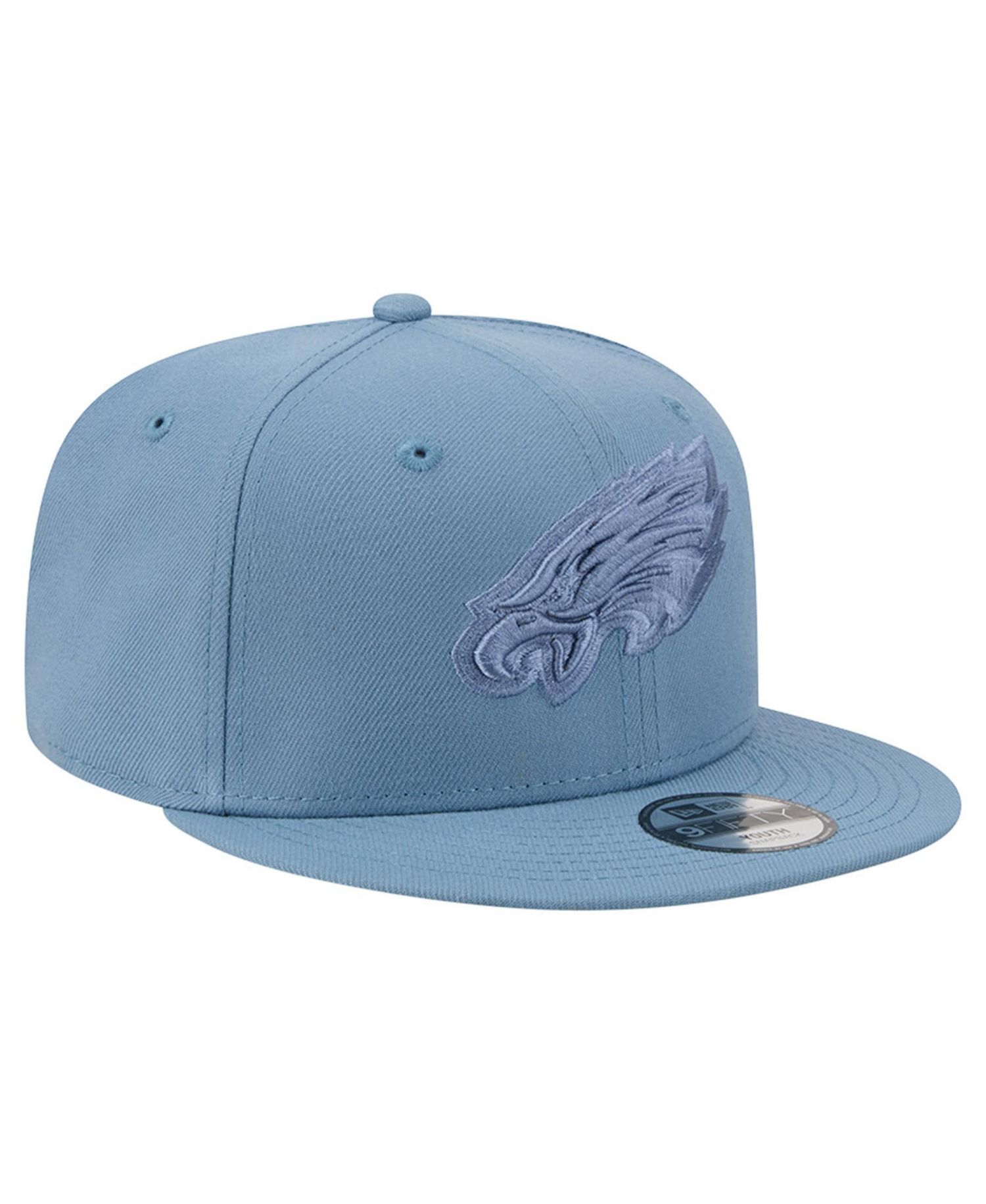 Big Boys and Girls Blue Philadelphia Eagles Color Pack A-Frame 9FIFTY Snapback Hat