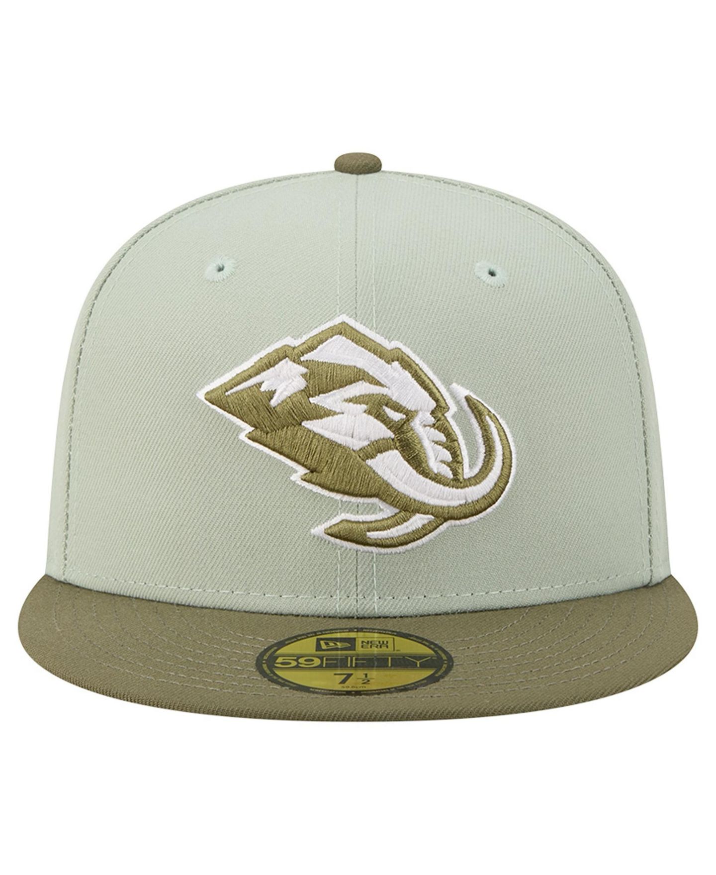 Мужские головные уборы New Era Sage Green/Olive Utah Mammoth Color Pack 59FIFTY Fitted Hat — фото 2