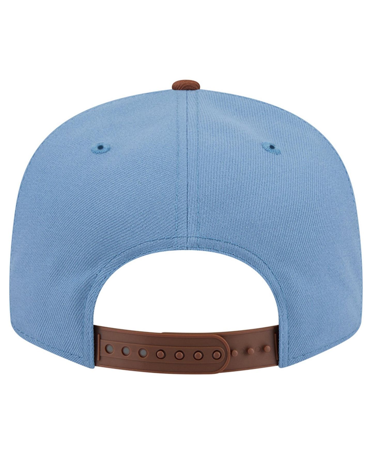 Мужские головные уборы New Era Light Blue/Brown Boston Red Sox Color Pack 9FIFTY Snapback Hat — фото 4