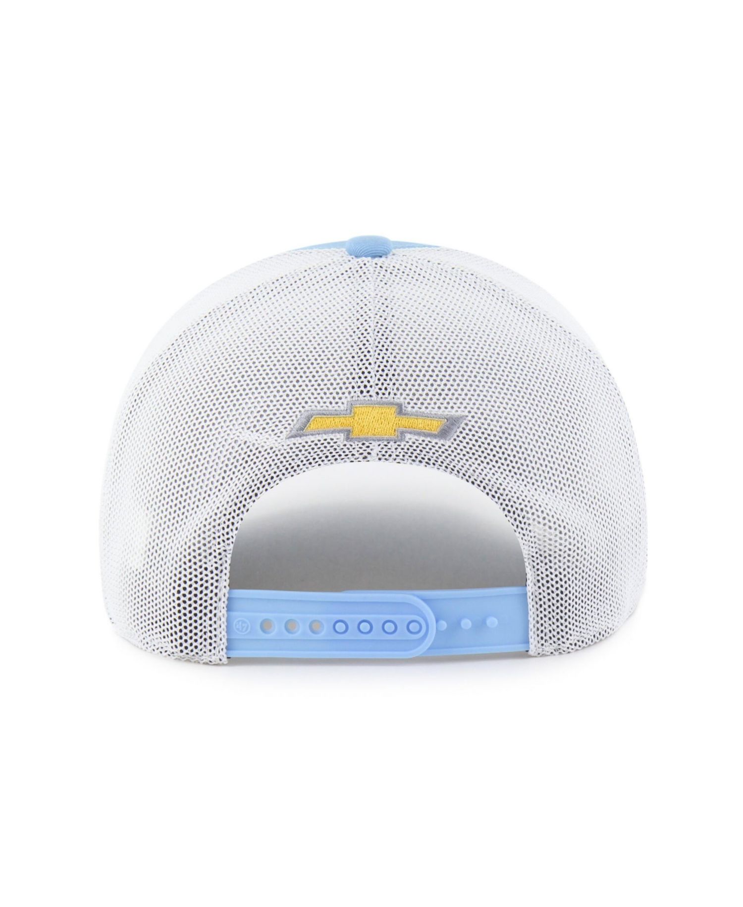 Men's '47 Light Blue Ross Chastain Sponsor Logo Side Patch Trucker Adjustable Hat
