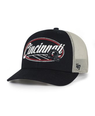 Men's and Women's Black Cincinnati Bearcats Enfield Adjustable Trucker Hat