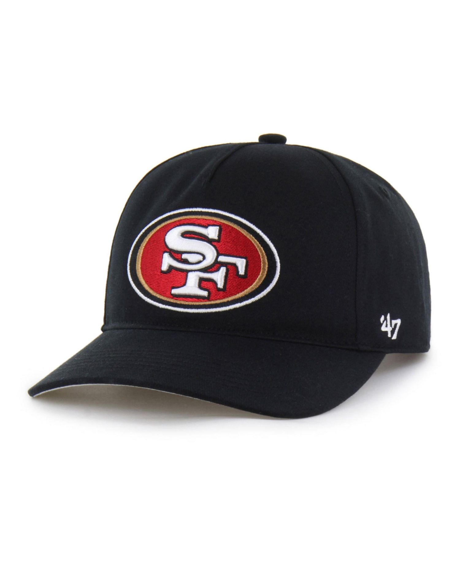 Men's '47 Black San Francisco 49ers Unstructured Hitch Adjustable Hat
