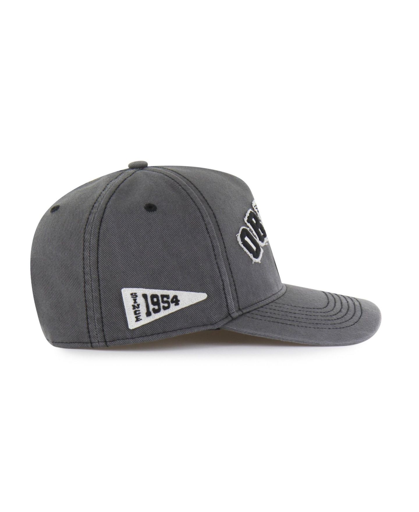 Кепка '47 Brand Gray Baltimore Orioles Calderwood Hitch Adjustable Hat — фото 3