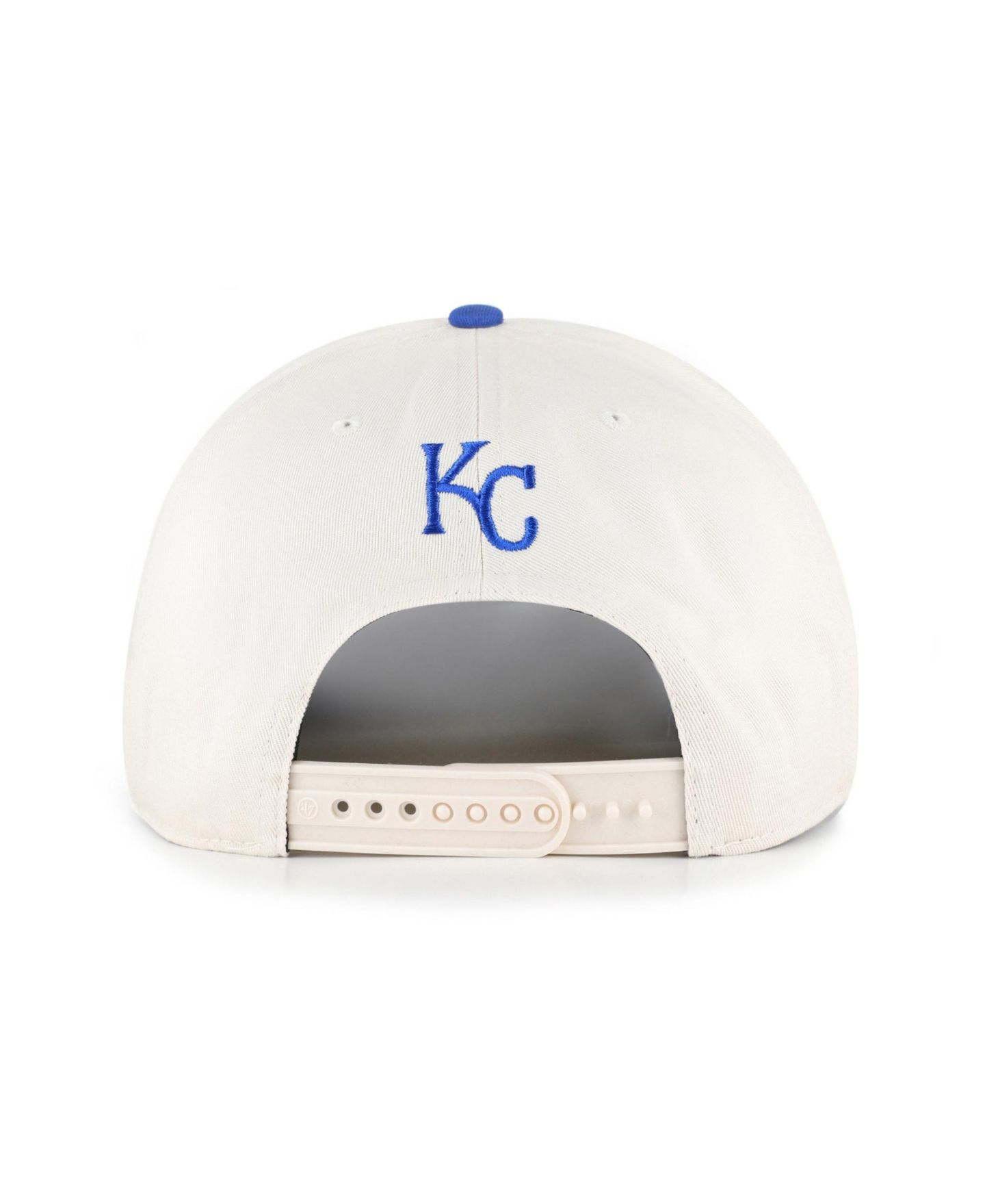 Кепка '47 Brand Natural/Royal Kansas City Royals Rope Script Hitch Adjustable Hat — фото 3