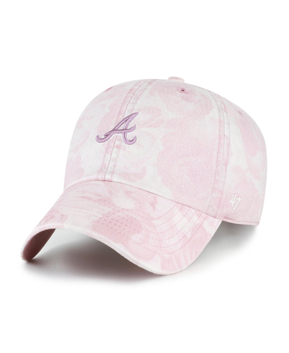 '47 Brand Women's Atlanta Braves Gardenia Floral Adjustable Baseball Cap