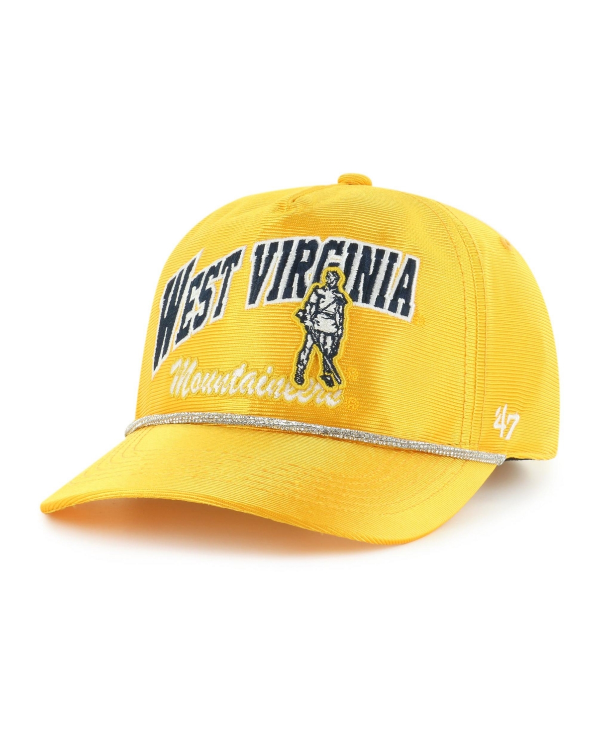 '47 Brand Women's West Virginia Mountaineers Retro Glitter Hitch Baseball Cap