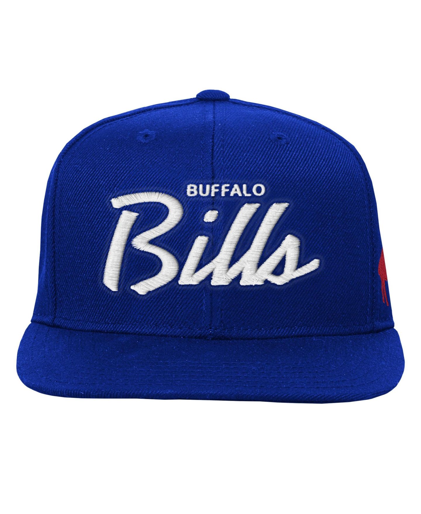 Детская кепка Mitchell & Ness Big Boys and Girls Buffalo Bills Head Coach Flat-Brim Snapback Hat — фото 2