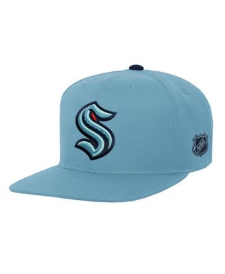 Big Boys and Girls  Light Blue Seattle Kraken Legendary Snapback Hat