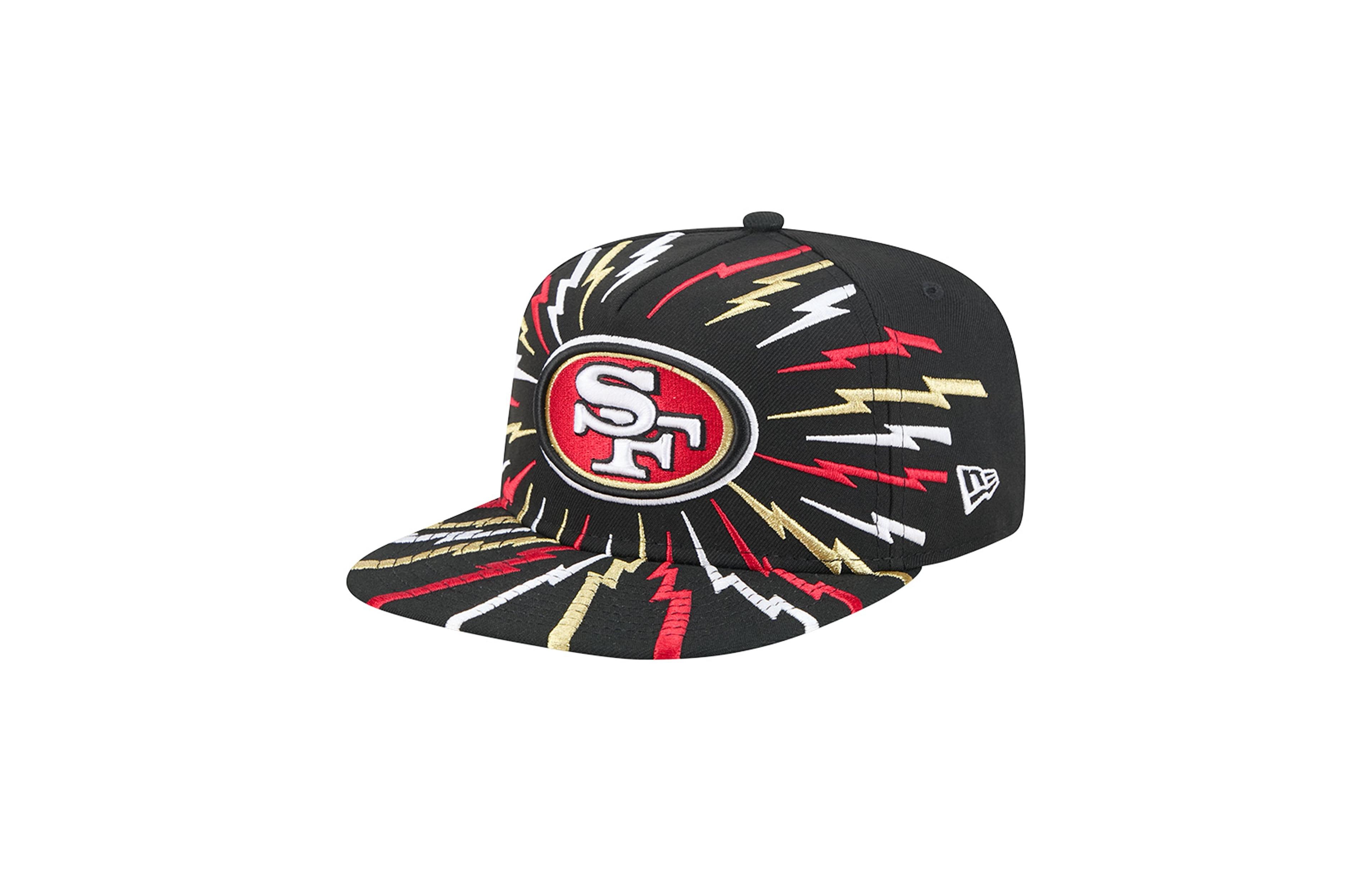 New Era San Francisco 49ers Bolt A-Frame 9FIFTY High-Crown Snapback Hat