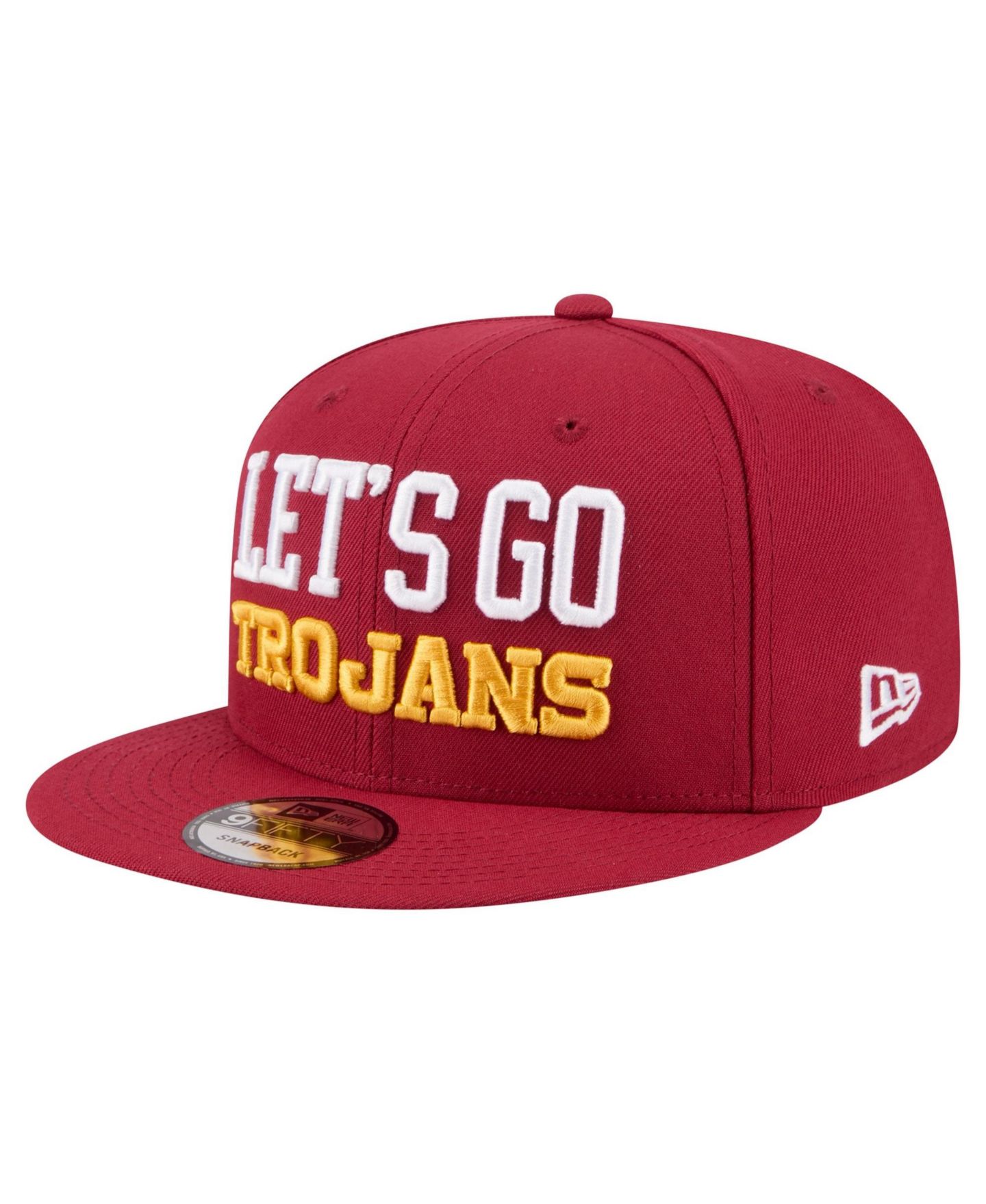 Мужская кепка New Era Cardinal USC Trojans Go Team 9FIFTY Snapback Hat — фото 3