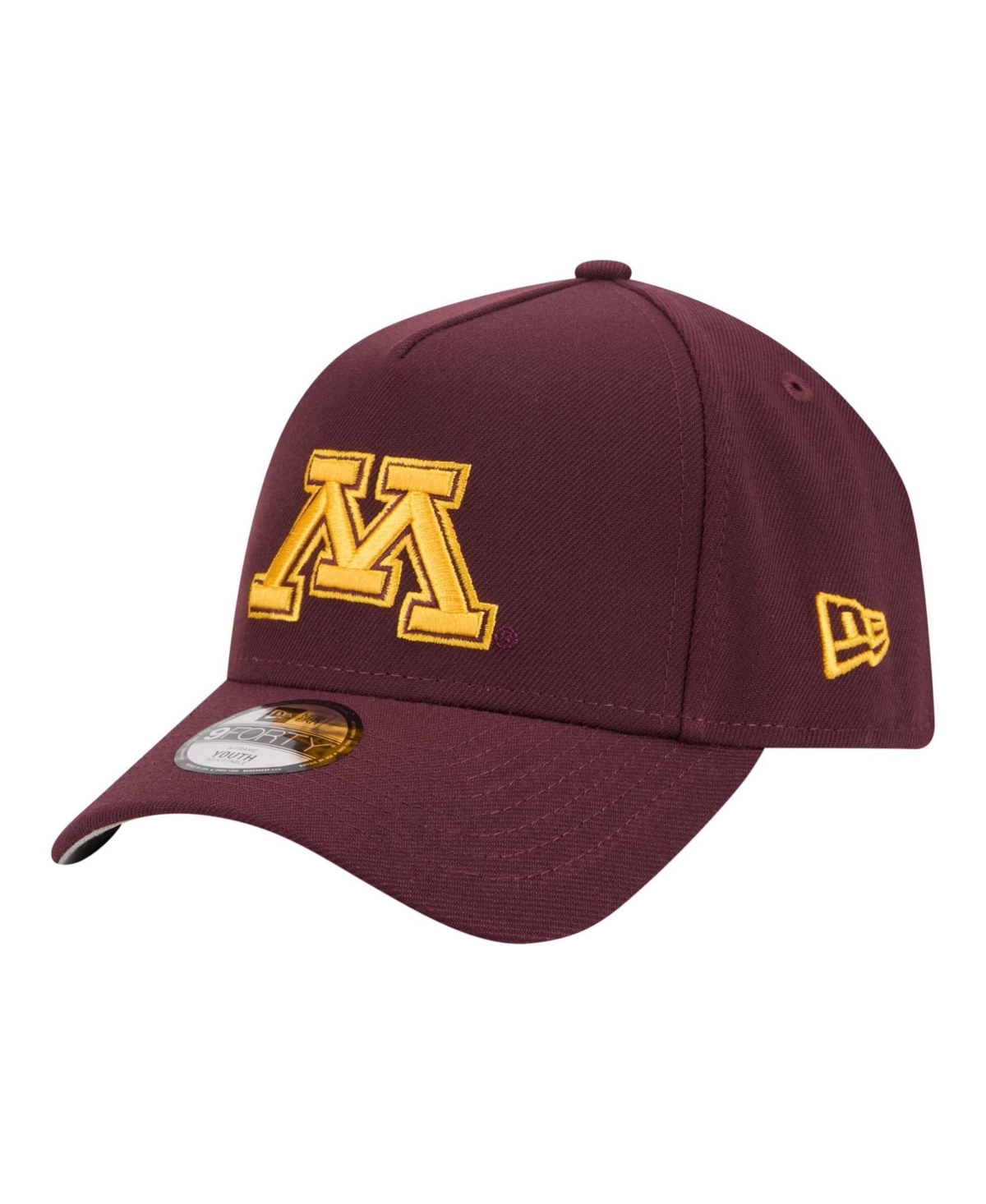 New Era Kids' Big Boys And Girls Minnesota Golden Gophers 9forty A-frame Adjustable Baseball Cap In Maroon