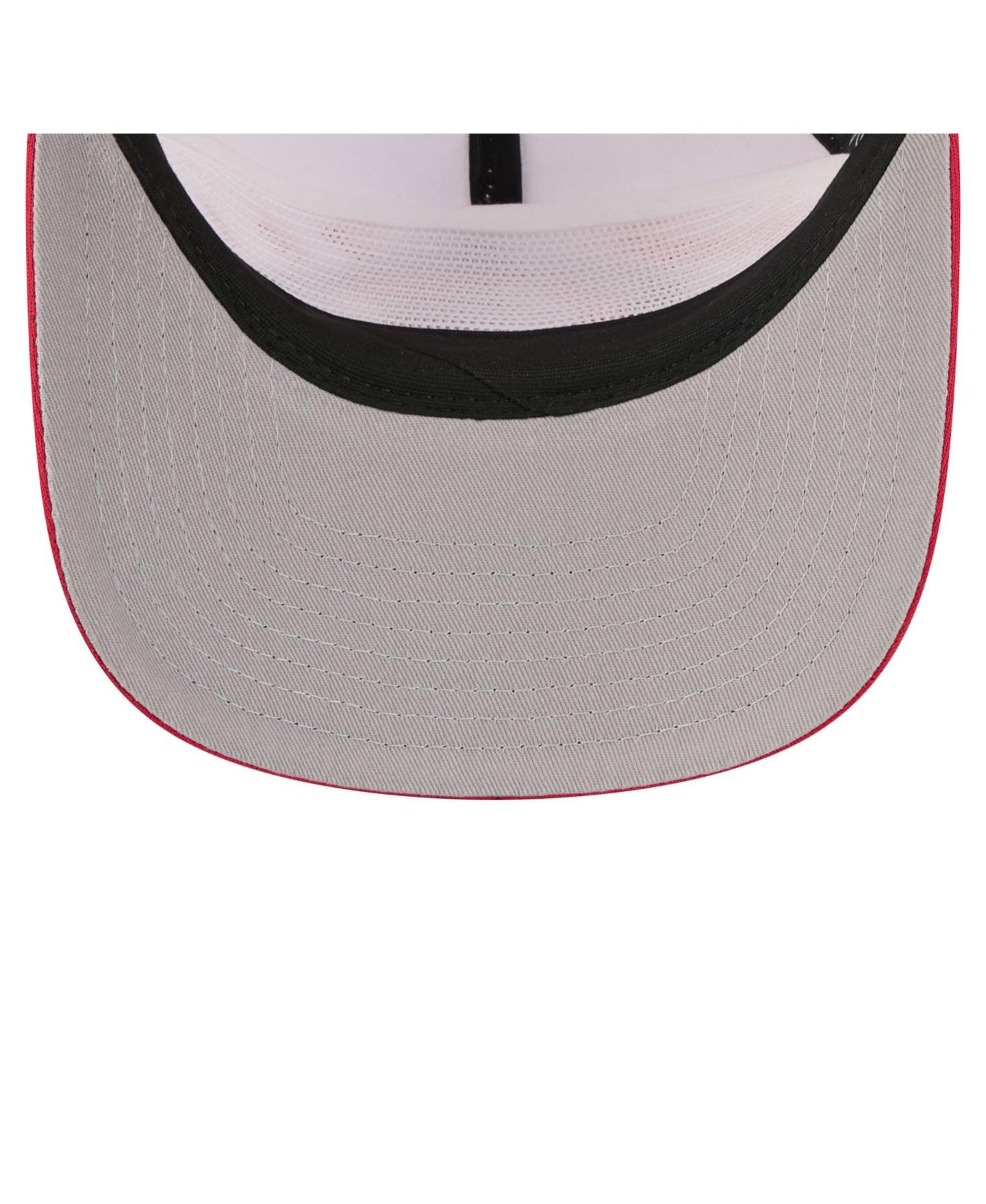 Мужская кепка New Era White/Red Cincinnati Reds Retro Cut 19TWENTY Adjustable Trucker Hat — фото 5