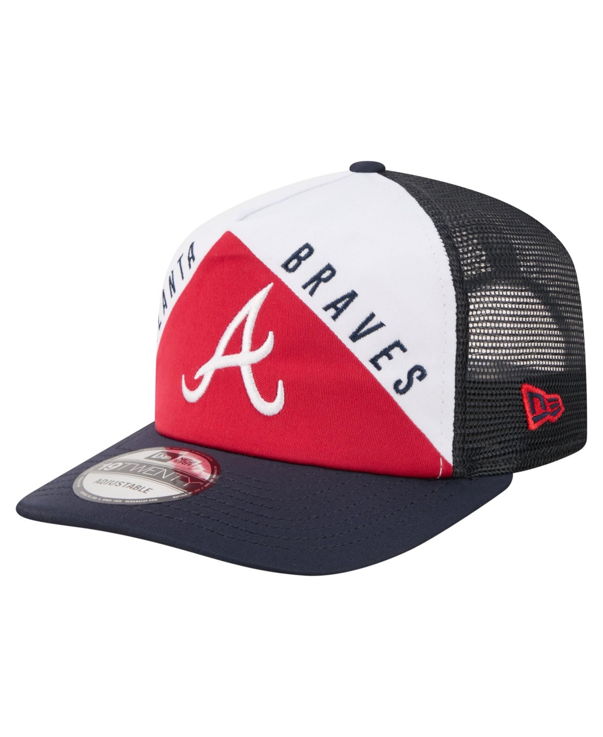 New Era Men's Atlanta Braves Retro Cut 19TWENTY Adjustable Trucker Hat