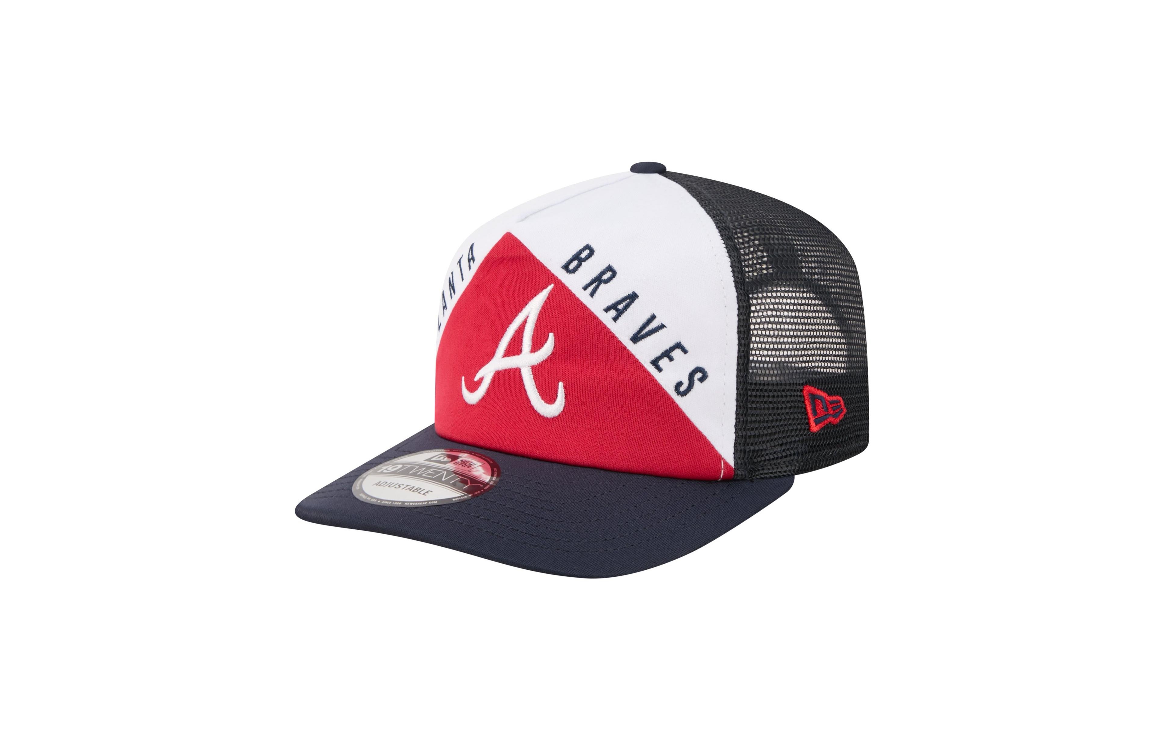 New Era Men's Atlanta Braves Retro Cut 19TWENTY Adjustable Trucker Hat