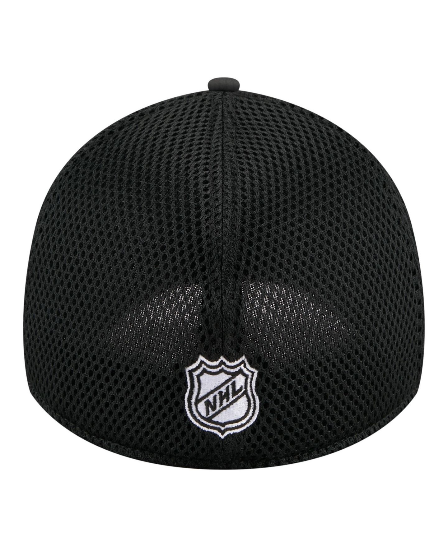 Мужская кепка New Era Black Philadelphia Flyers Logo 39THIRTY Flex Hat — фото 4