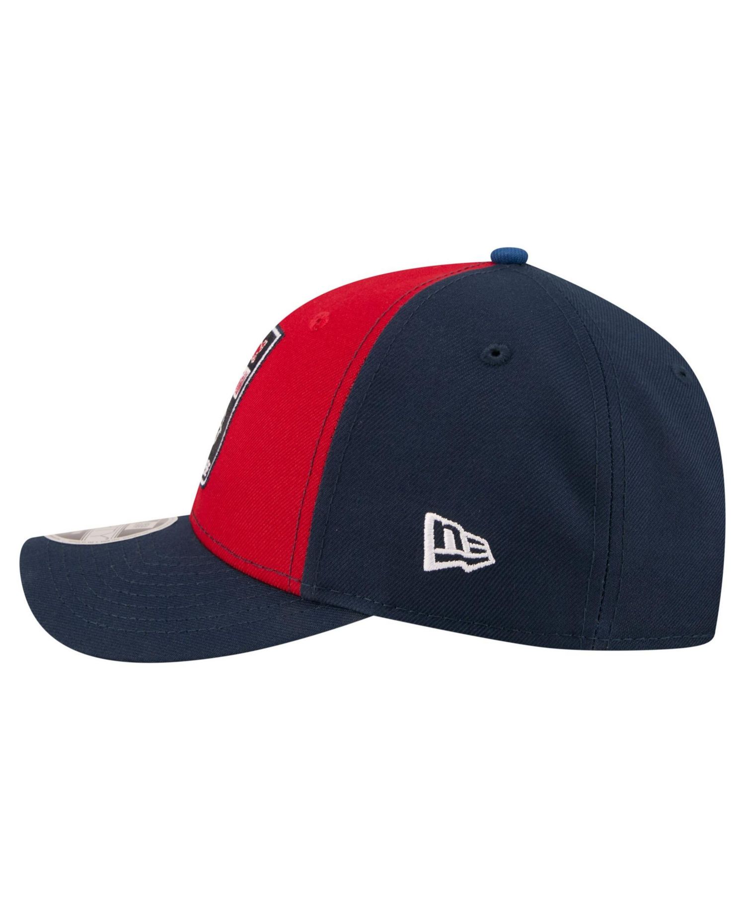 Men's Red/Navy Connor Zilisch Trackhouse Driver Number Side Patch 9FORTY M-Crown Adjustable Hat
