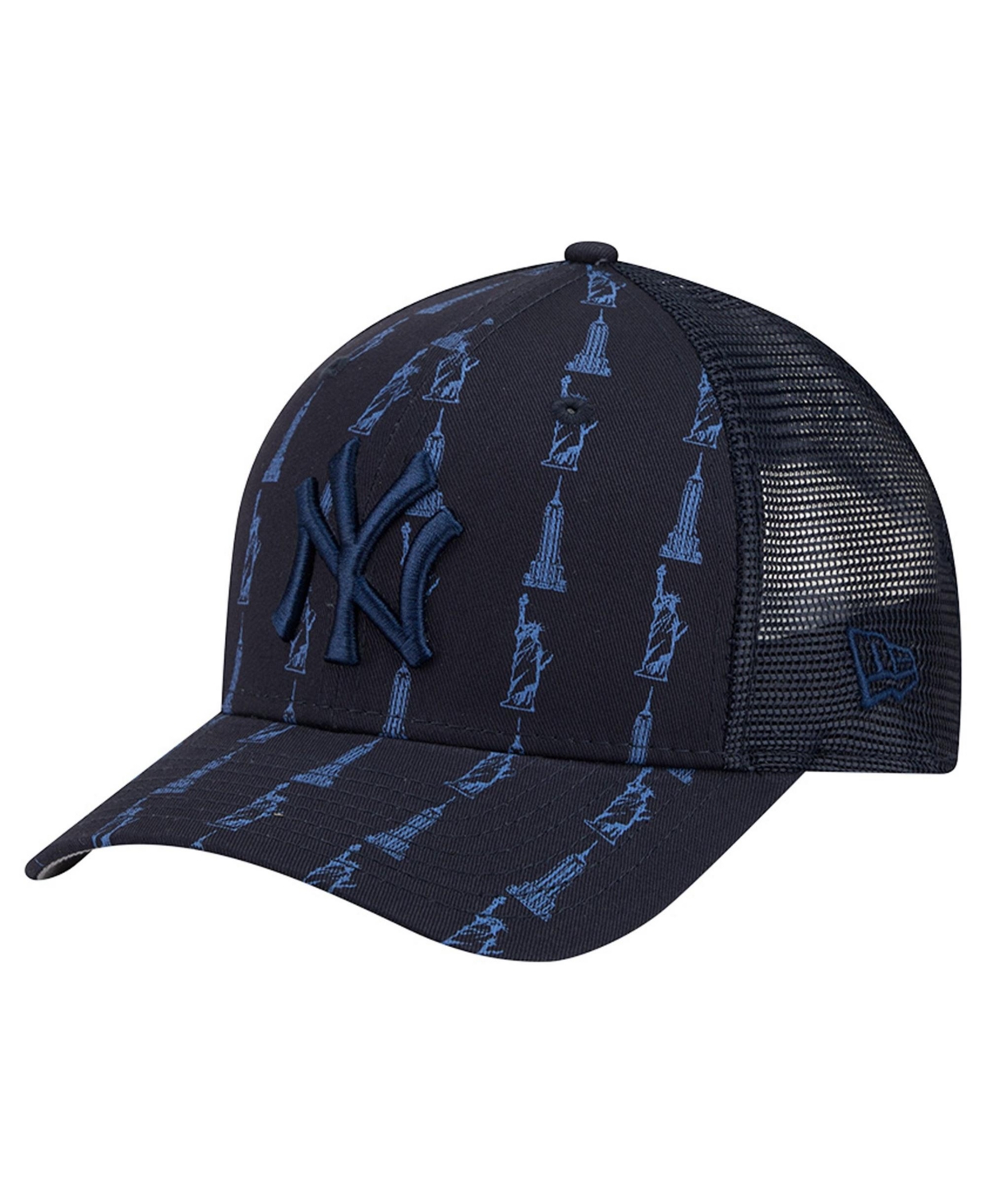 New Era New York Yankees Tonal Icon 9FORTY M-Crown Trucker Adjustable Baseball Cap