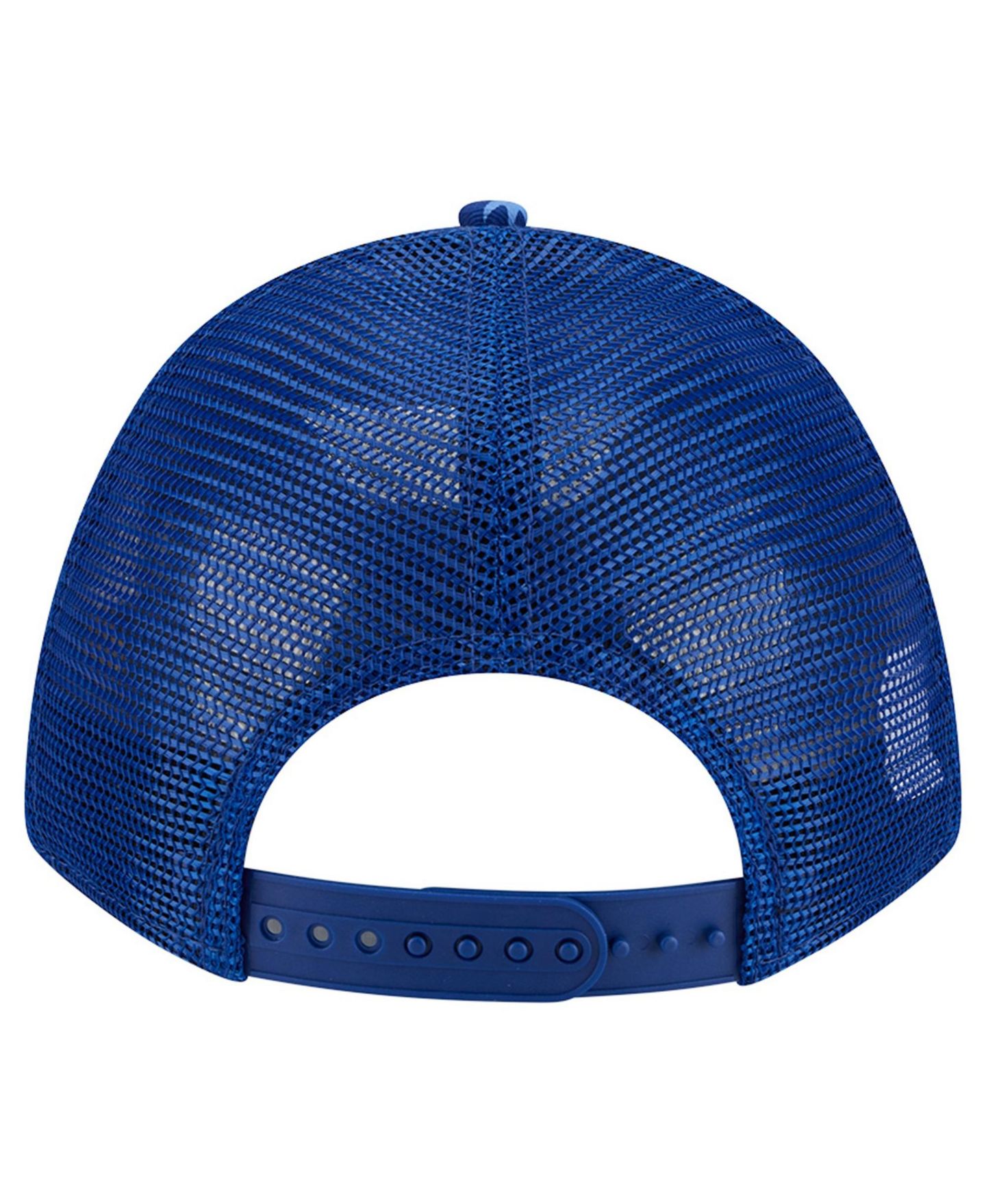 Мужская кепка New Era Blue Chicago Cubs Tonal Icon 9FORTY M-Crown Adjustable Trucker Hat — фото 4