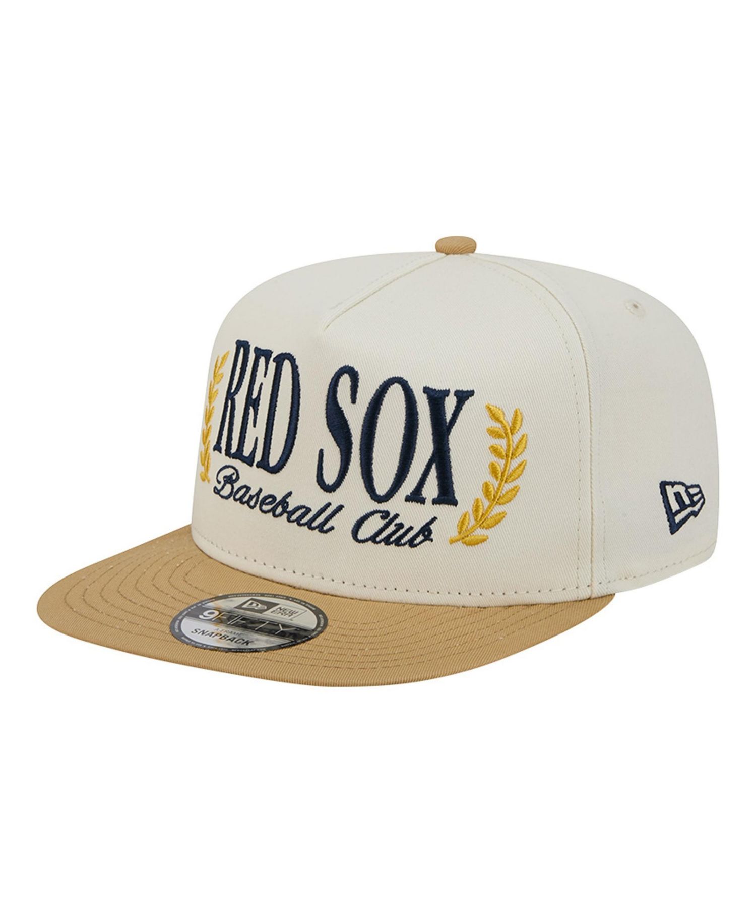 Men's Cream Boston Red Sox Club 9FIFTY A-Frame Snapback Hat