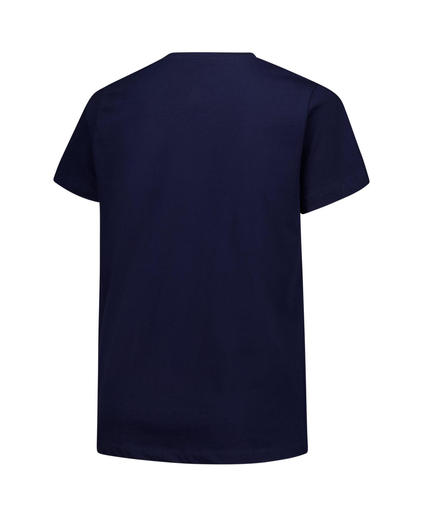 Женская футболка Fanatics Navy Chicago Bears Plus Size Arch Over Logo V-Neck — фото 3