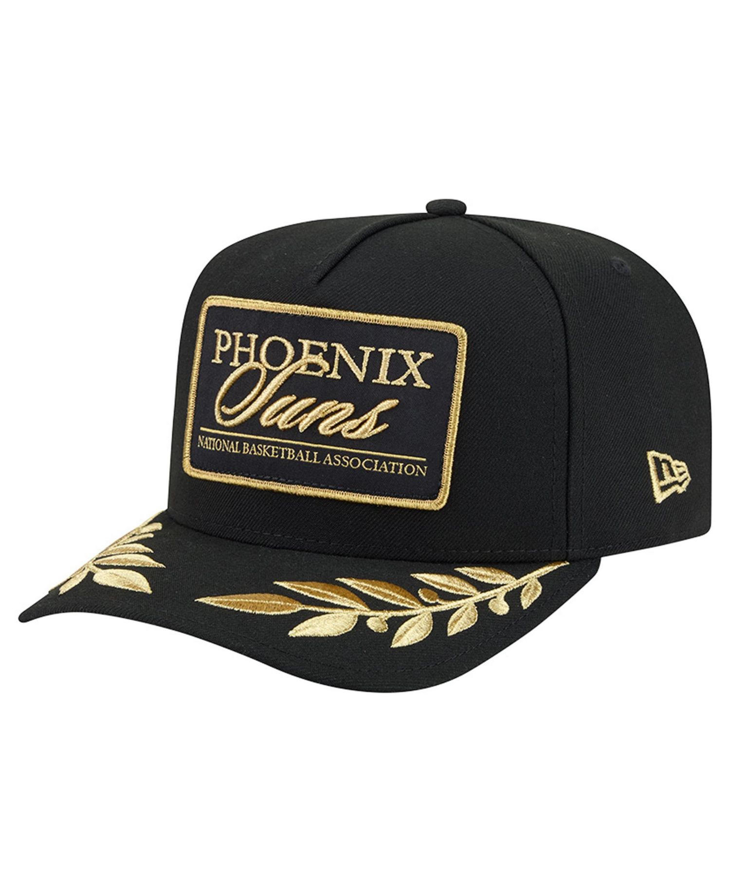 Men's Black Phoenix Suns Golden 9FIFTY Snapback Hat