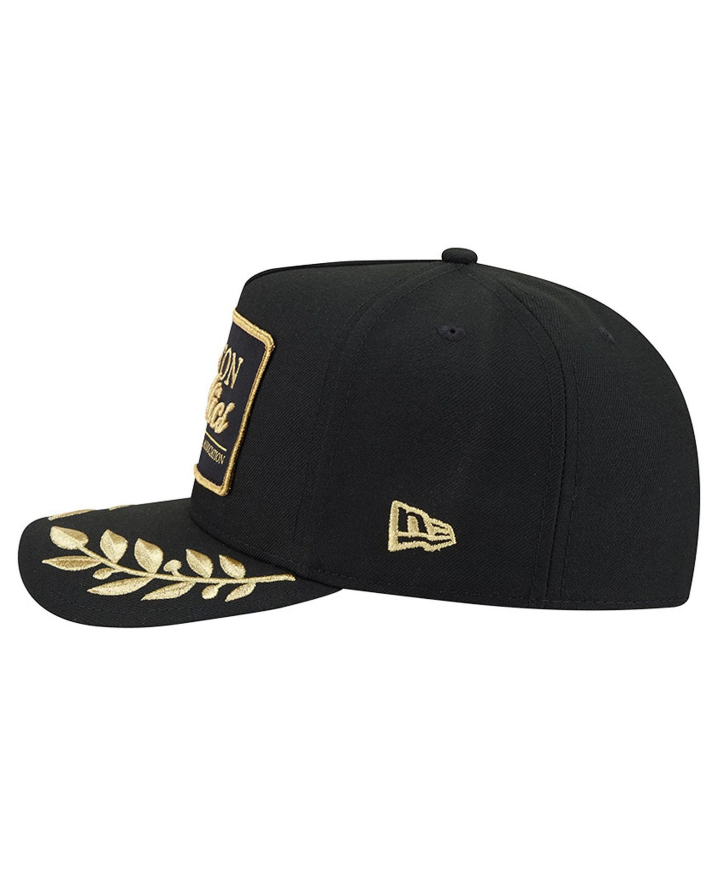 Мужская кепка New Era Black Boston Celtics Golden 9FIFTY Snapback Hat — фото 7
