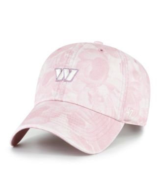 Women's '47 Pink Washington Commanders  Gardenia Clean Up Adjustable Hat