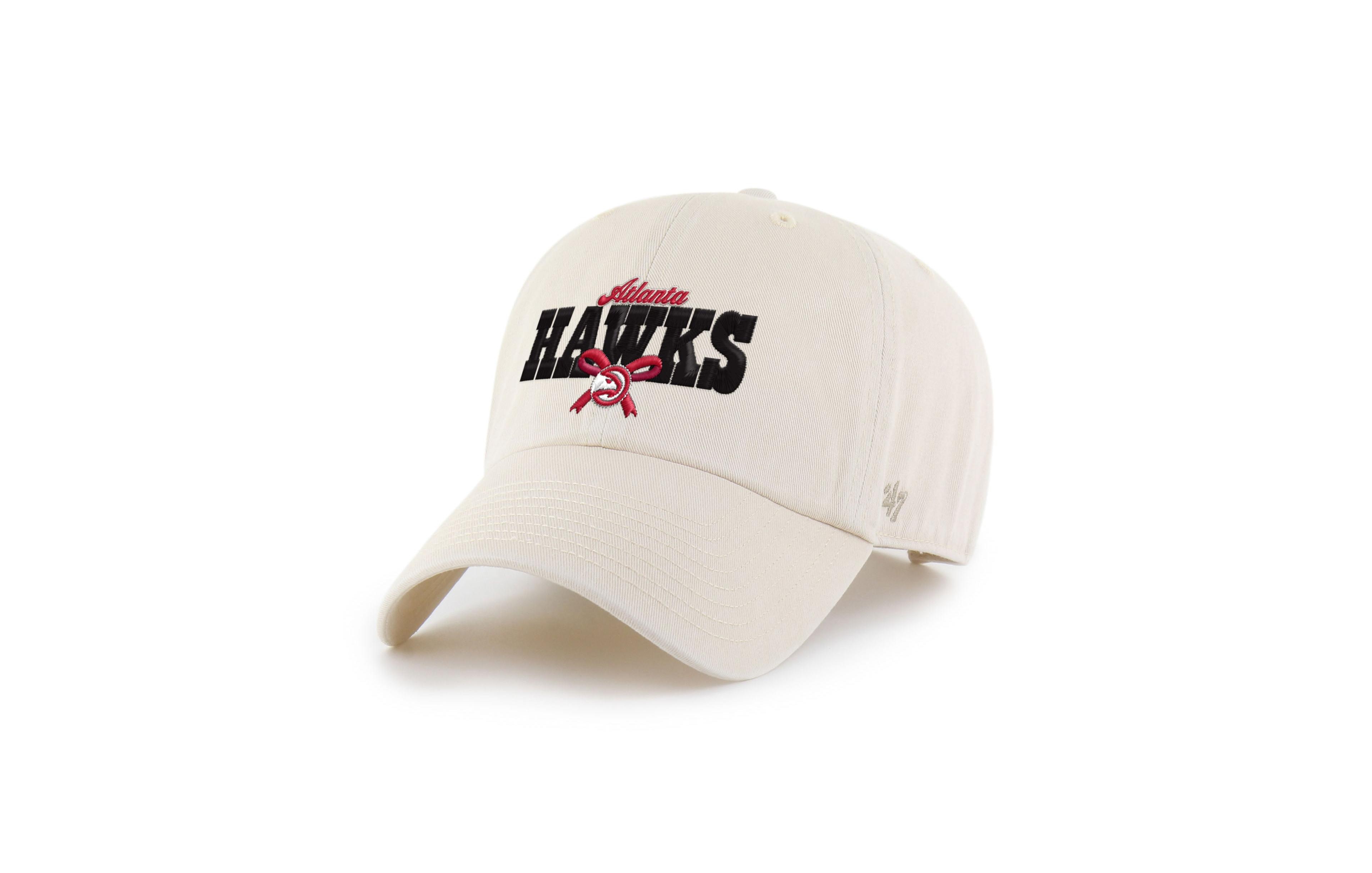 '47 Brand Women's Atlanta Hawks Bow Stack Clean Up Adjustable Hat